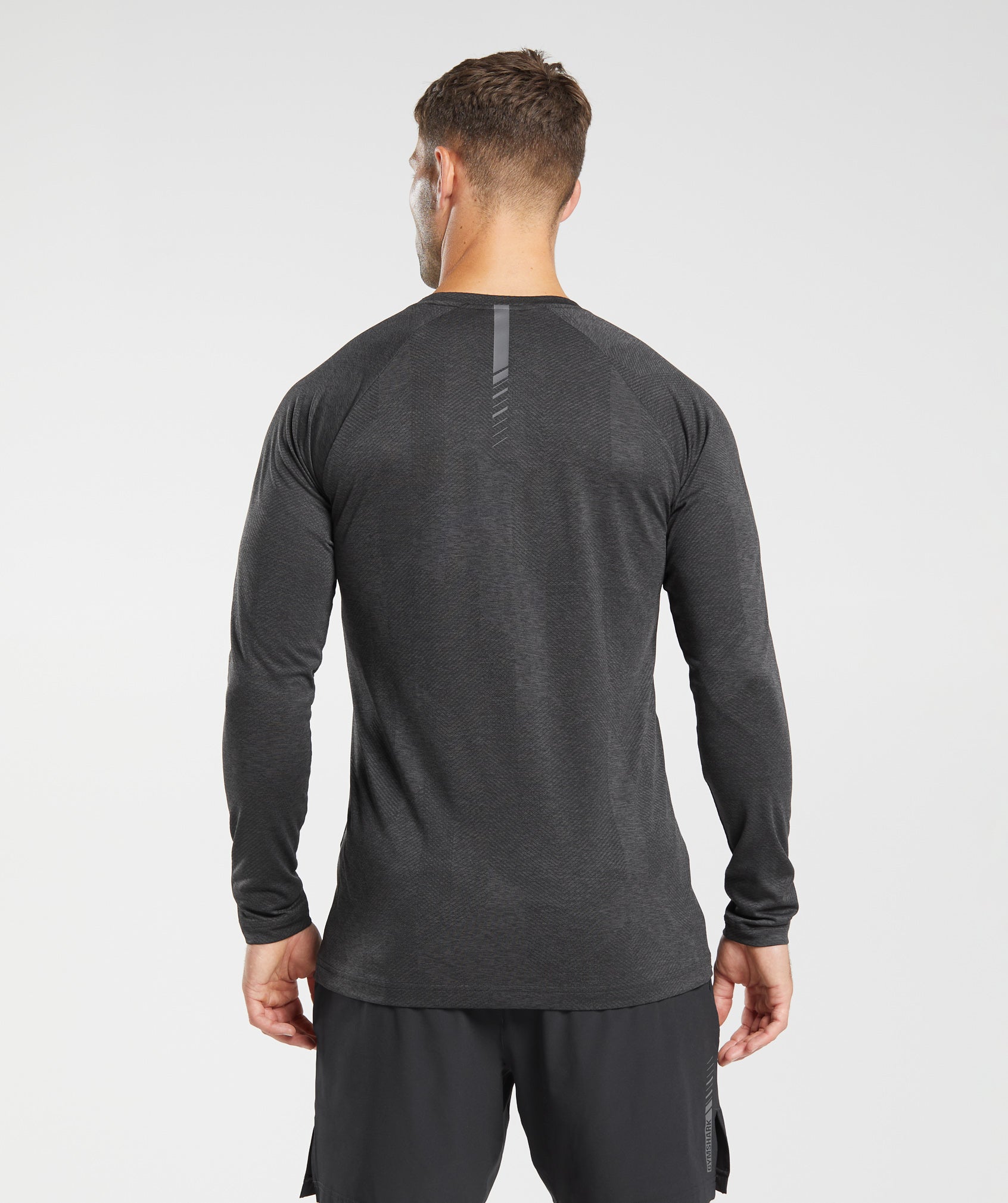 Apex Long Sleeve T-Shirt in Black/Onyx Grey - view 2