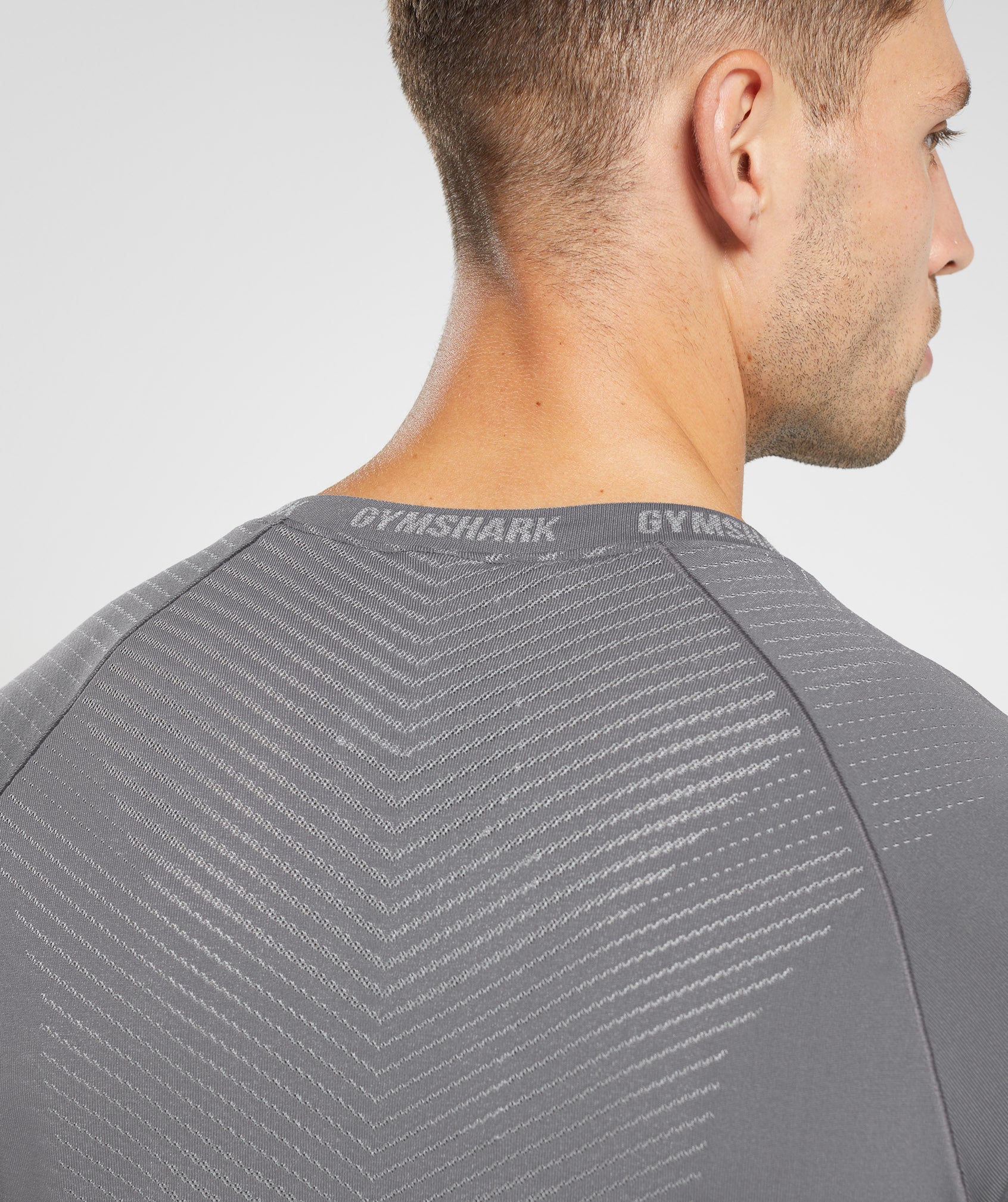 Apex Seamless T-Shirt in Dark Grey/Smokey Grey - view 5