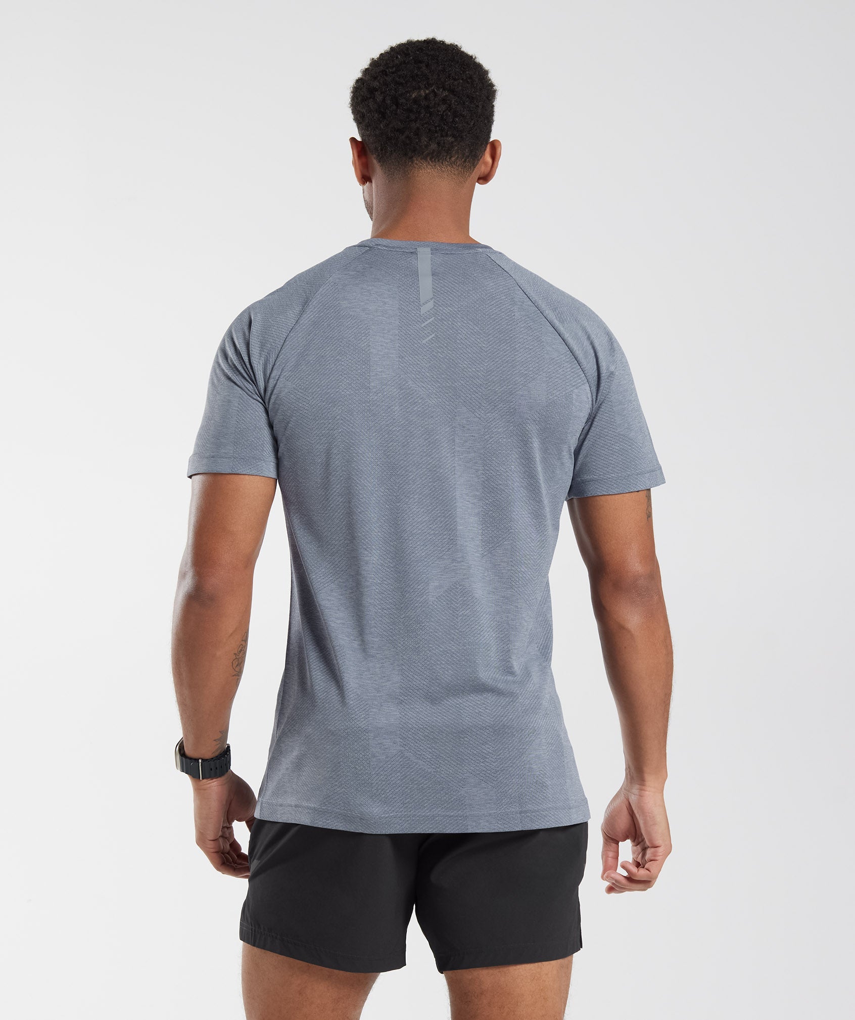 Apex T-Shirt in Evening Blue/Drift Grey - view 2