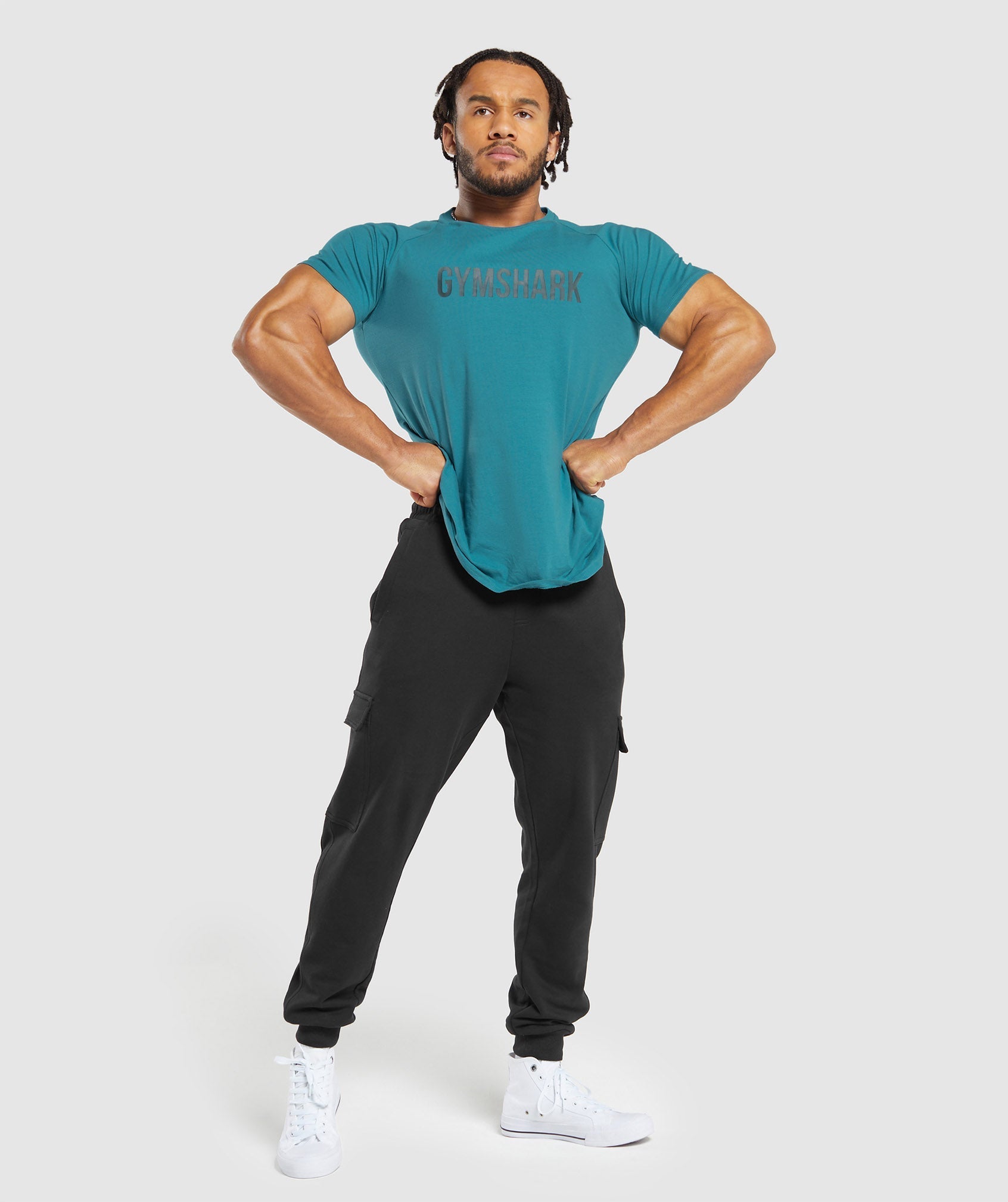 Gymshark Apollo Oversized T-Shirt - Terrace Blue