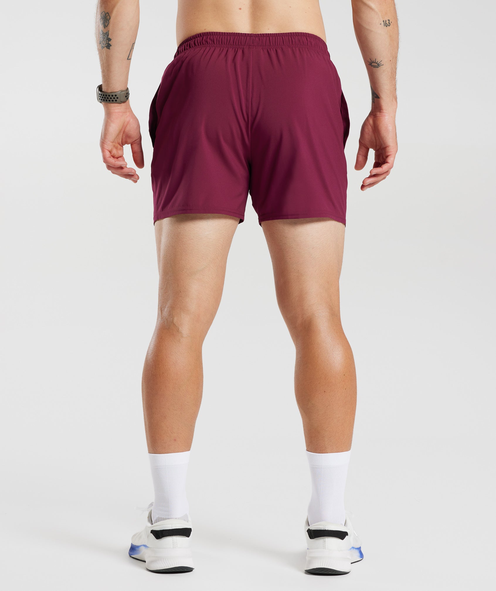 Arrival 5" Shorts in Plum Pink - view 2