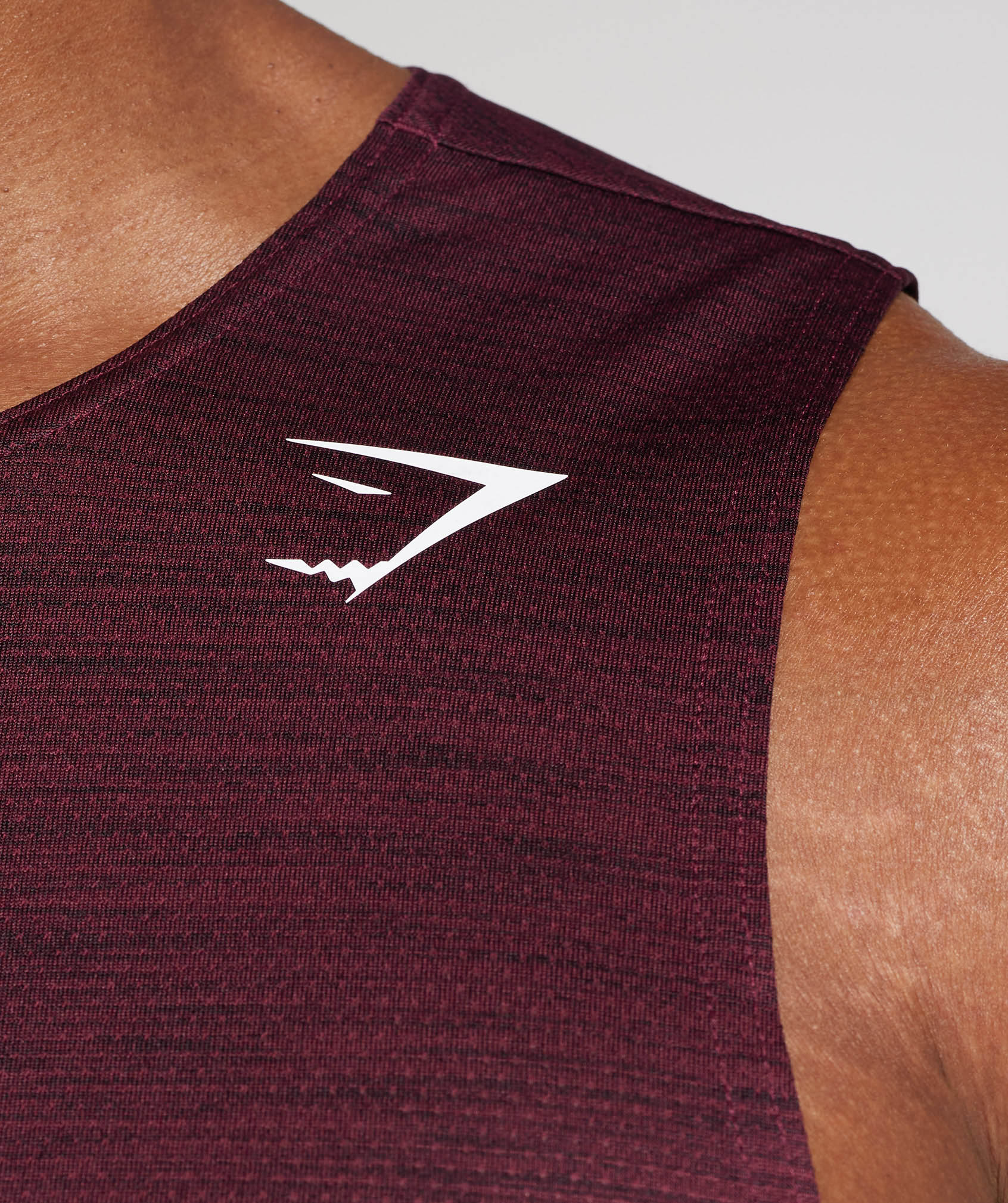 Arrival Marl Tank in Plum Pink/Plum Brown Marl - view 5