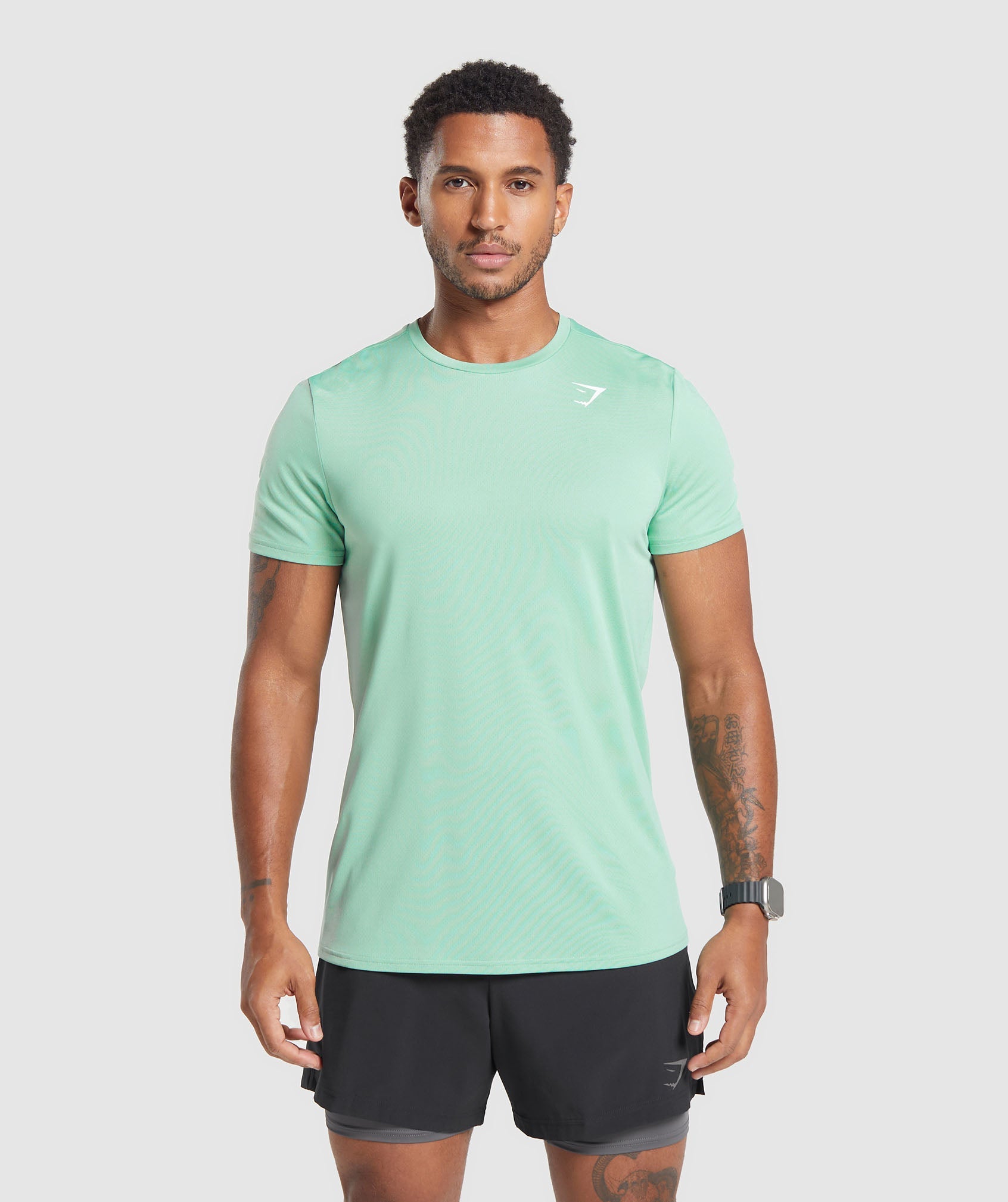 Gymshark Arrival T-Shirt - Lido Green | Gymshark