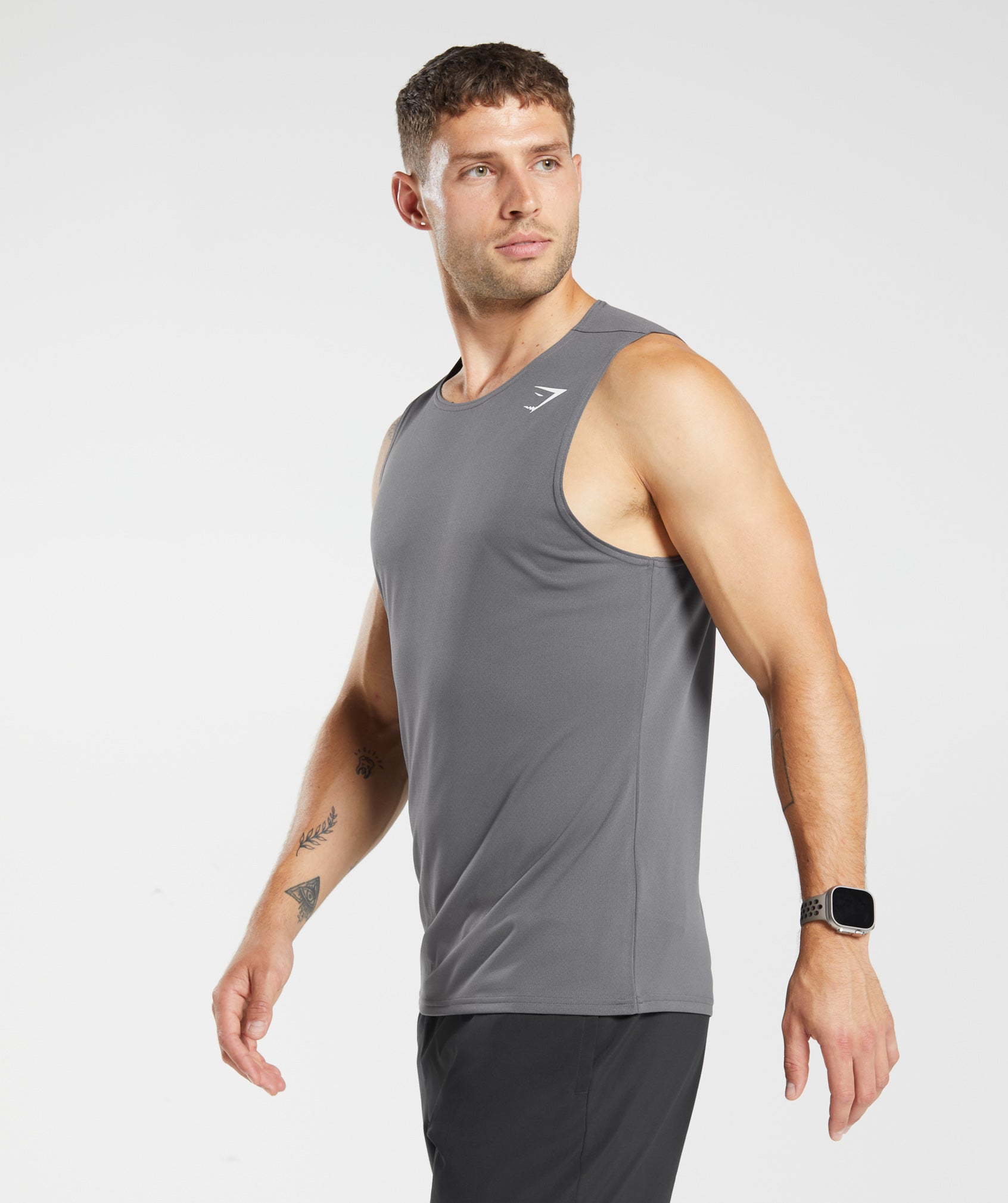 Arrival Tank in Dark Grey - view 2