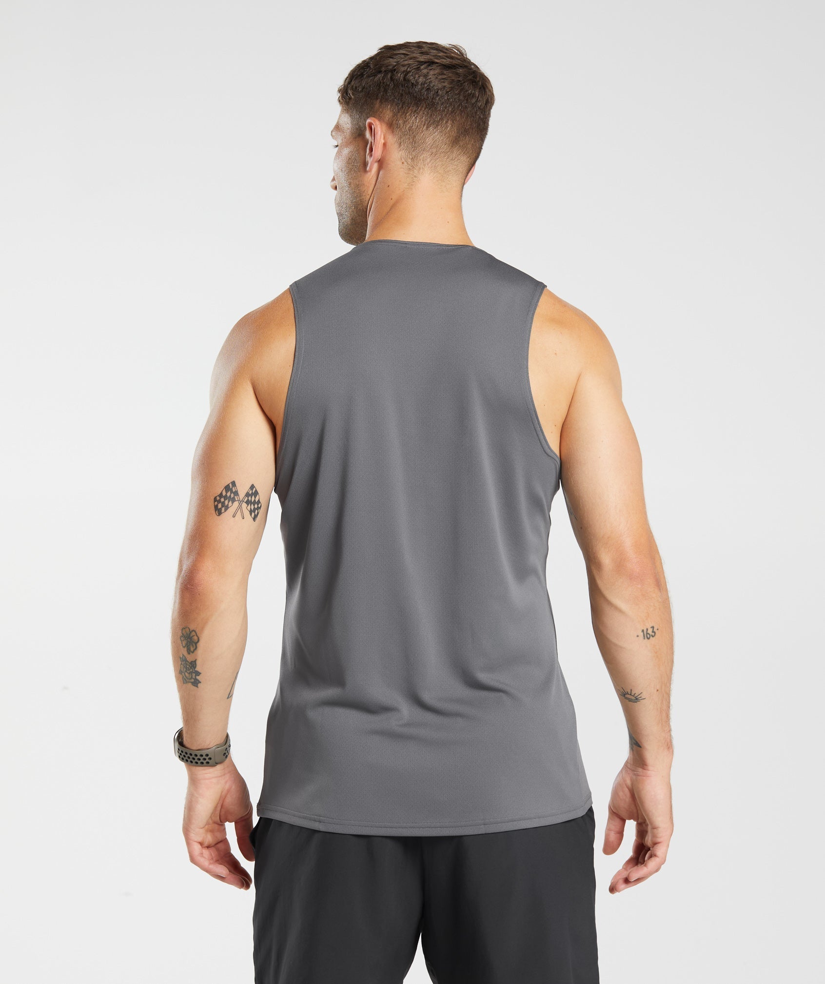 Arrival Tank in Dark Grey - view 3