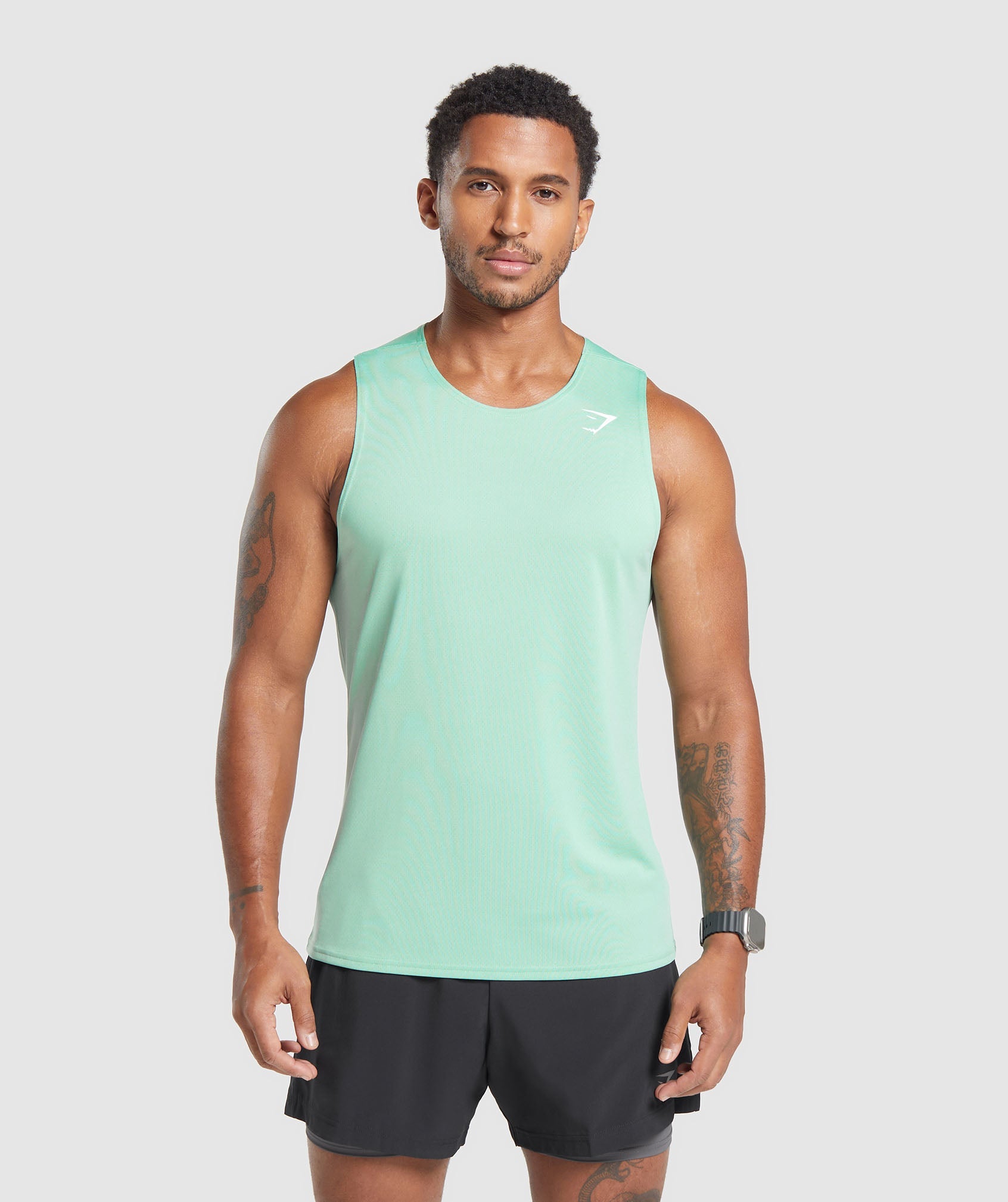 Gymshark Arrival Tank - Lido Green | Gymshark