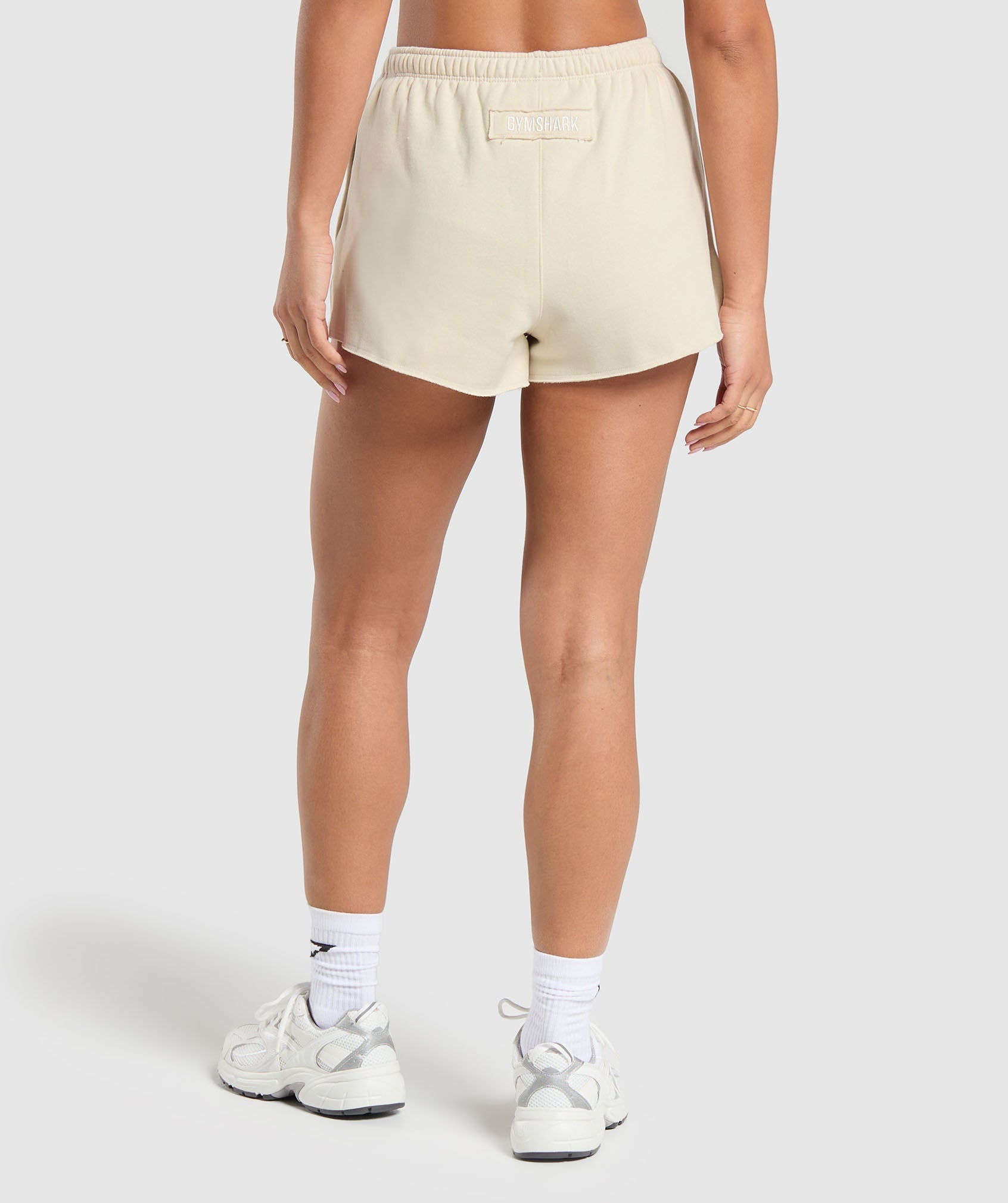 Fleece Shorts in Ecru White - view 2
