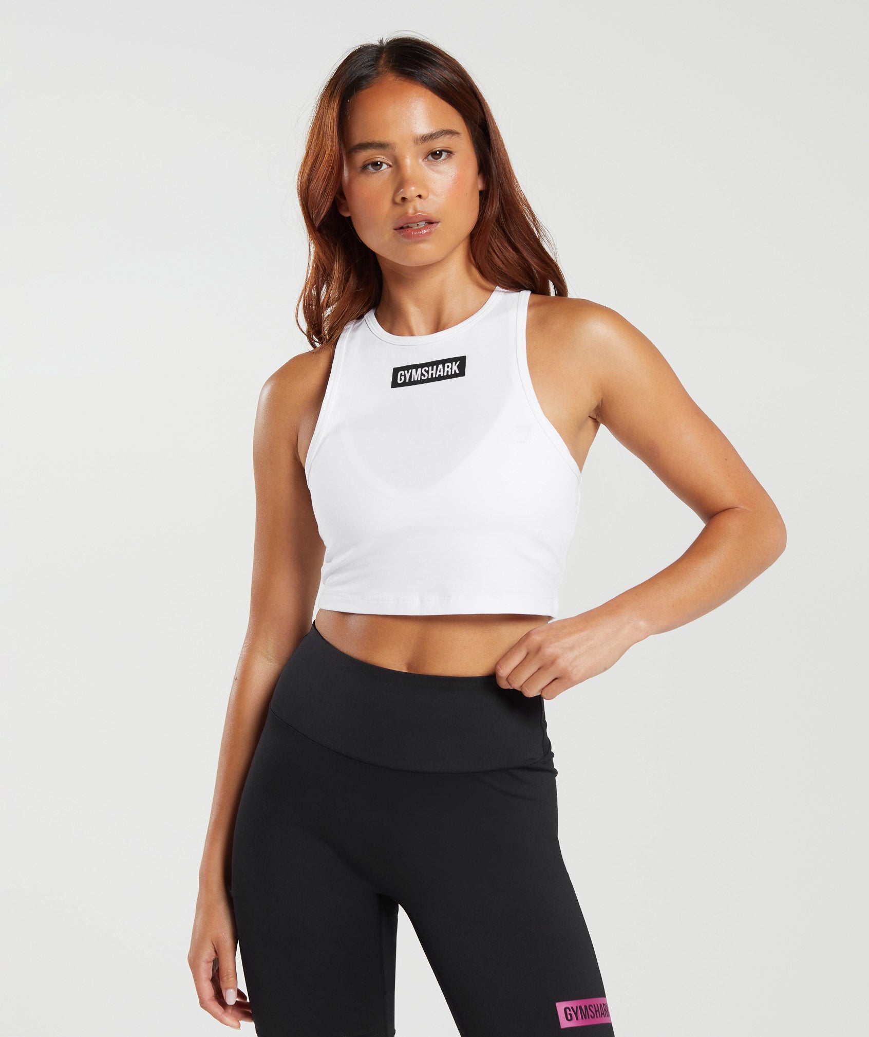 Block Crop Tank