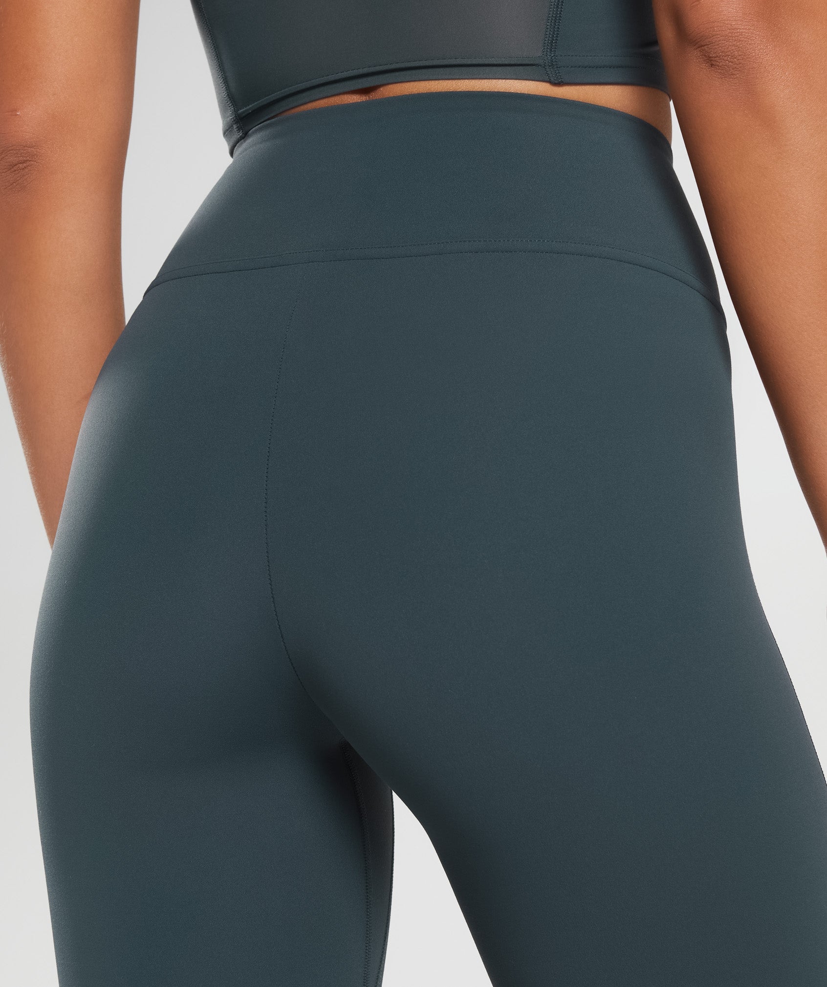 Gymshark Crossover Flared Leggings - Darkest Teal