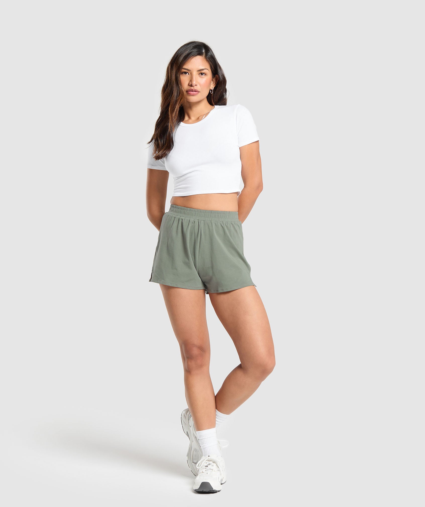 Cotton Crop Top in White - view 4