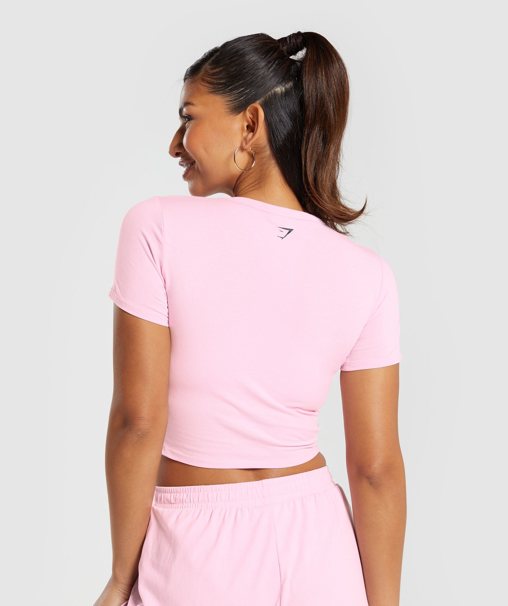 Cotton Graphic Crop Top