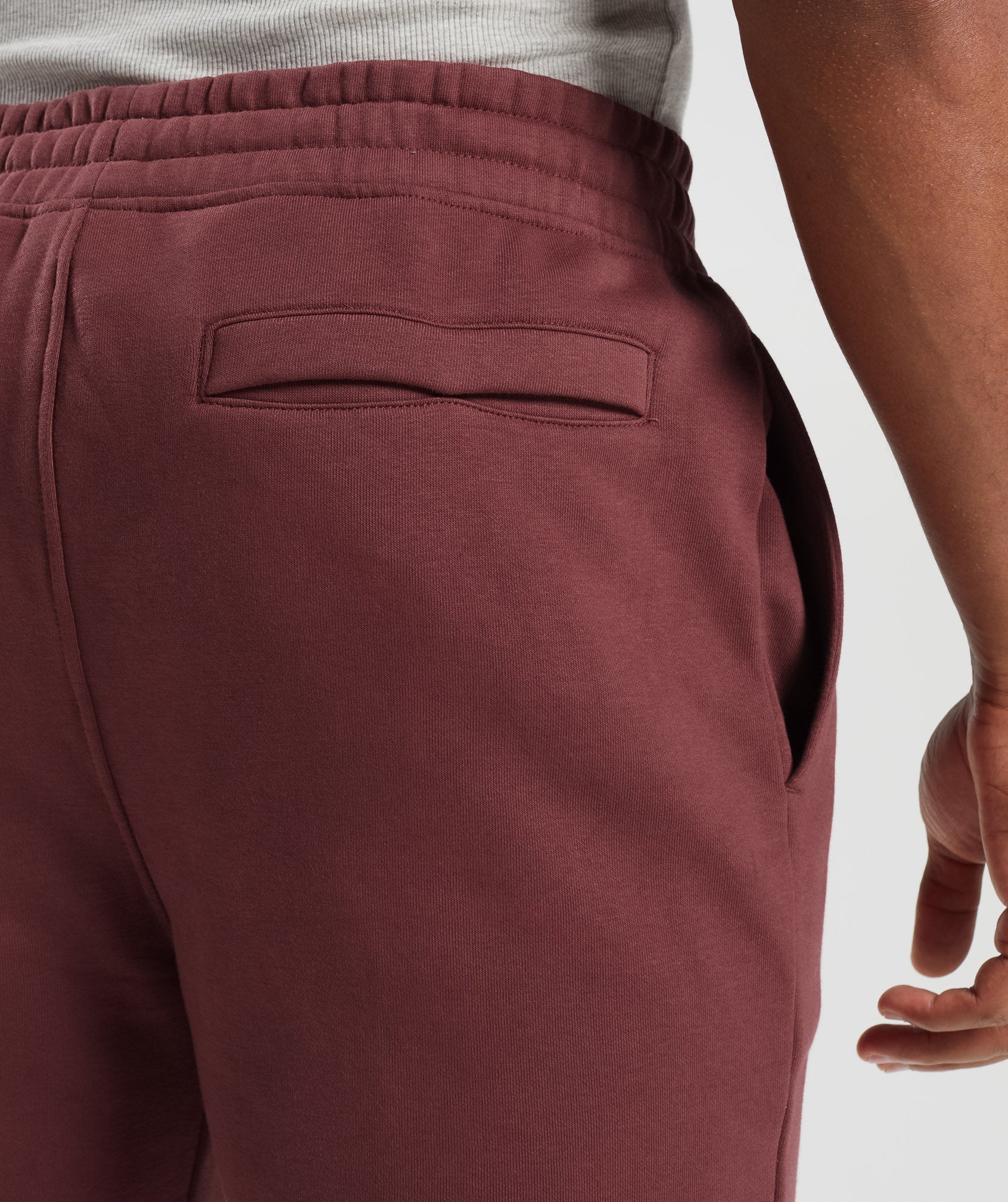 Crest Joggers in Washed Burgundy - view 6