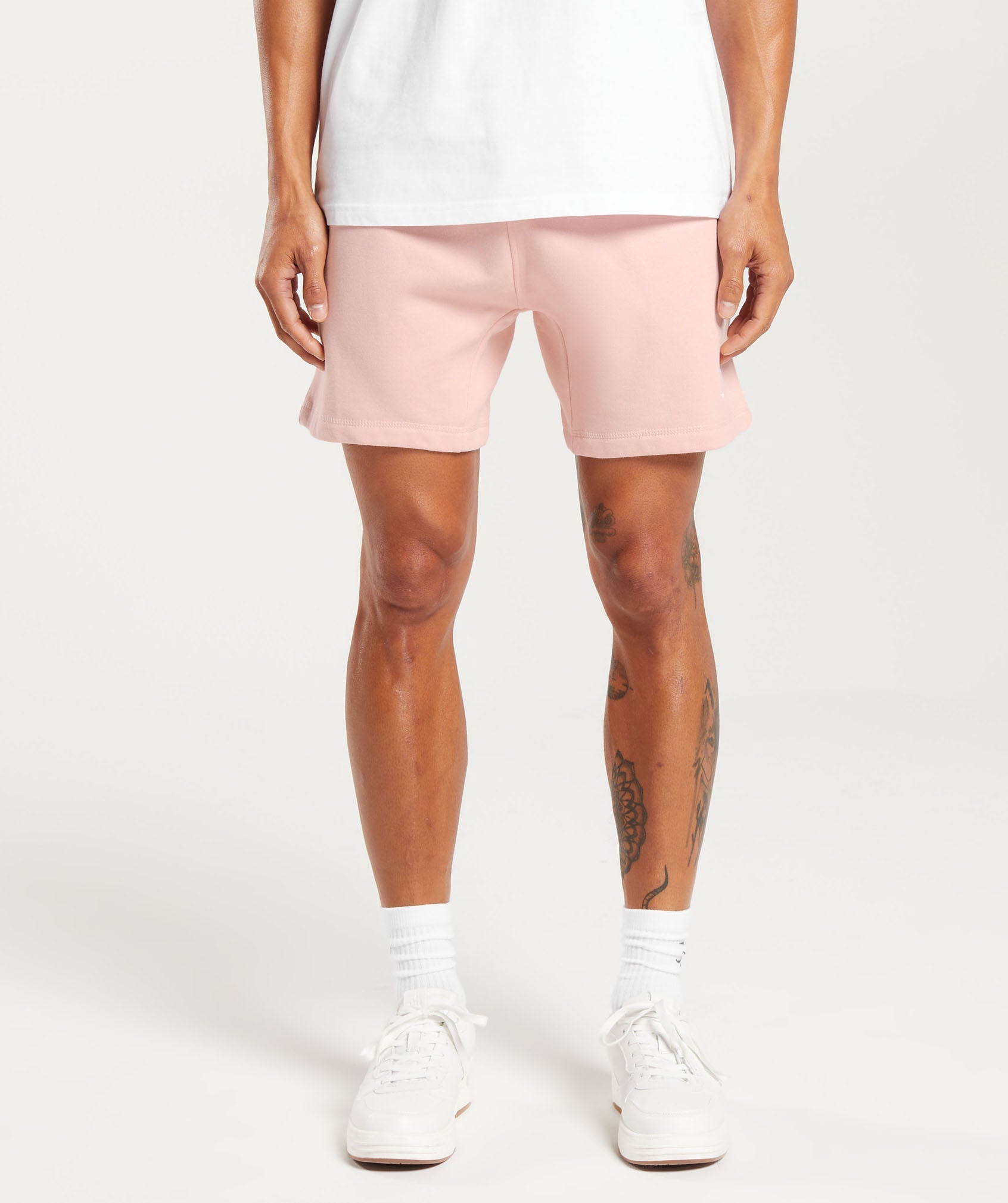Gymshark Crest Shorts - Misty Pink | Gymshark