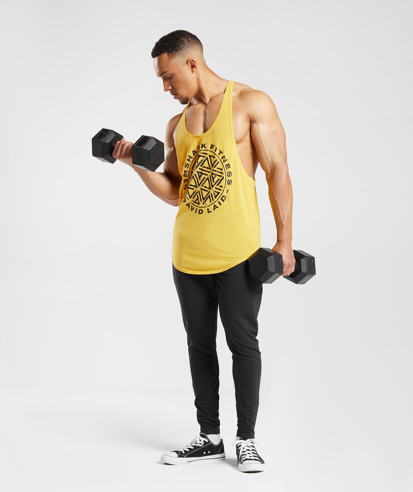 Gymshark GS x David Laid T-Shirt - White