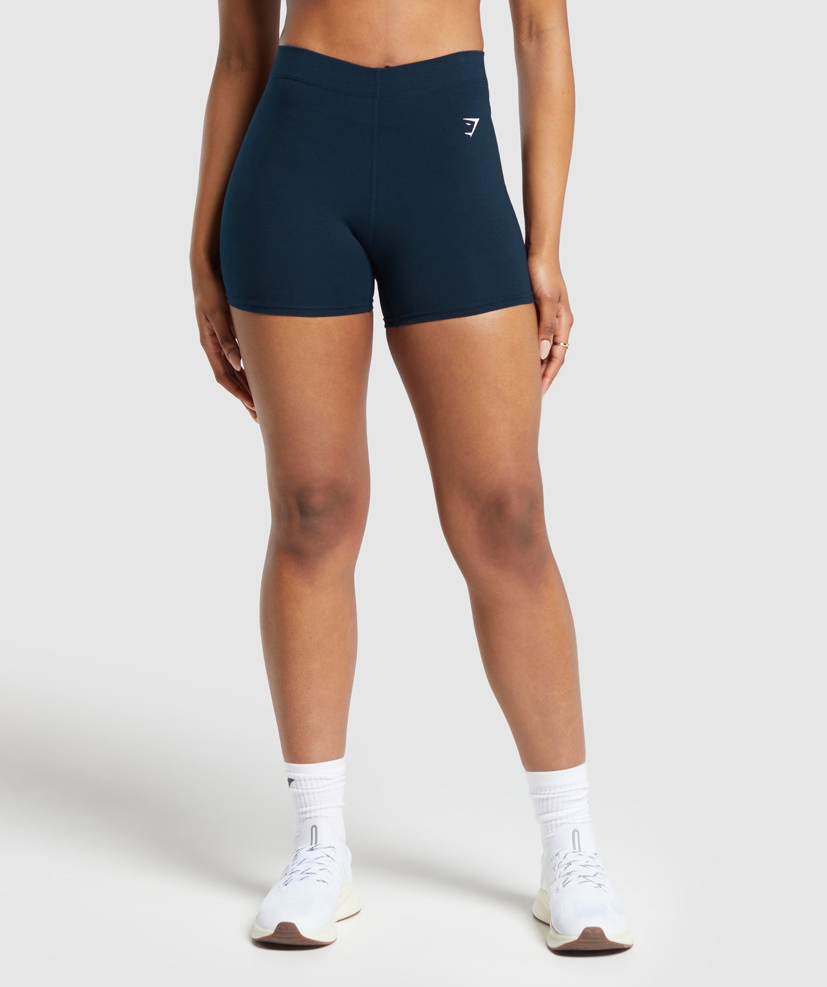 Everyday Cotton Shorts in Navy