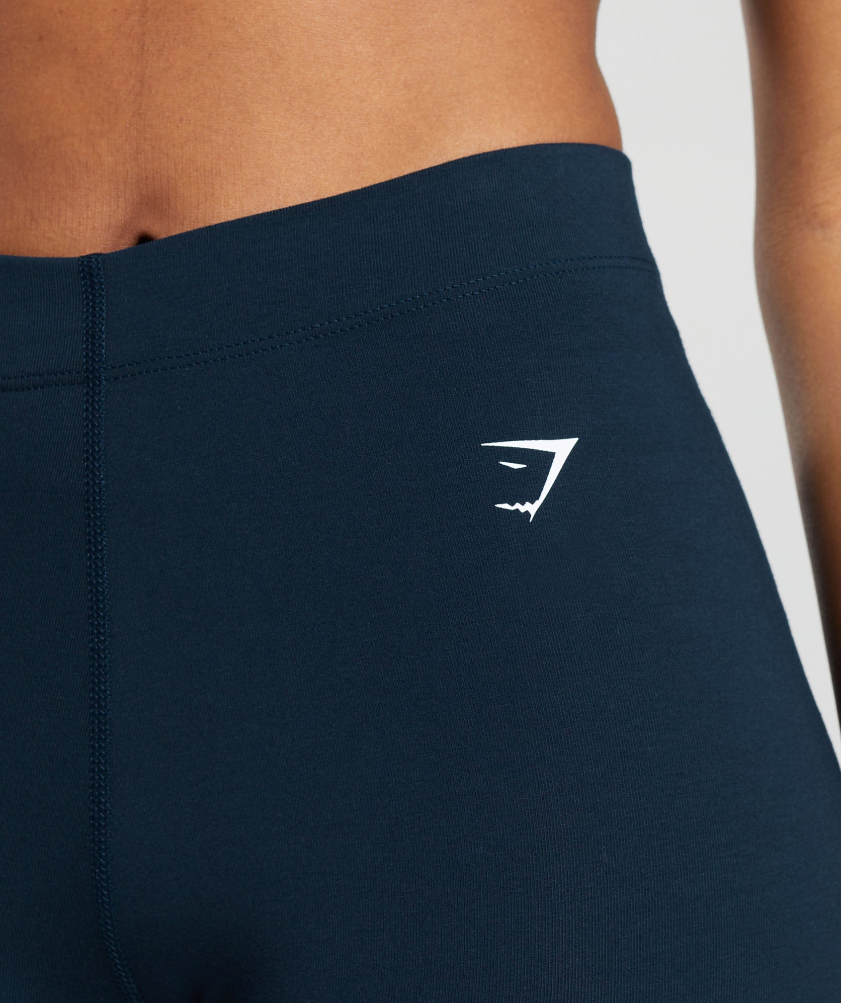 Everyday Cotton Shorts in Navy - view 6