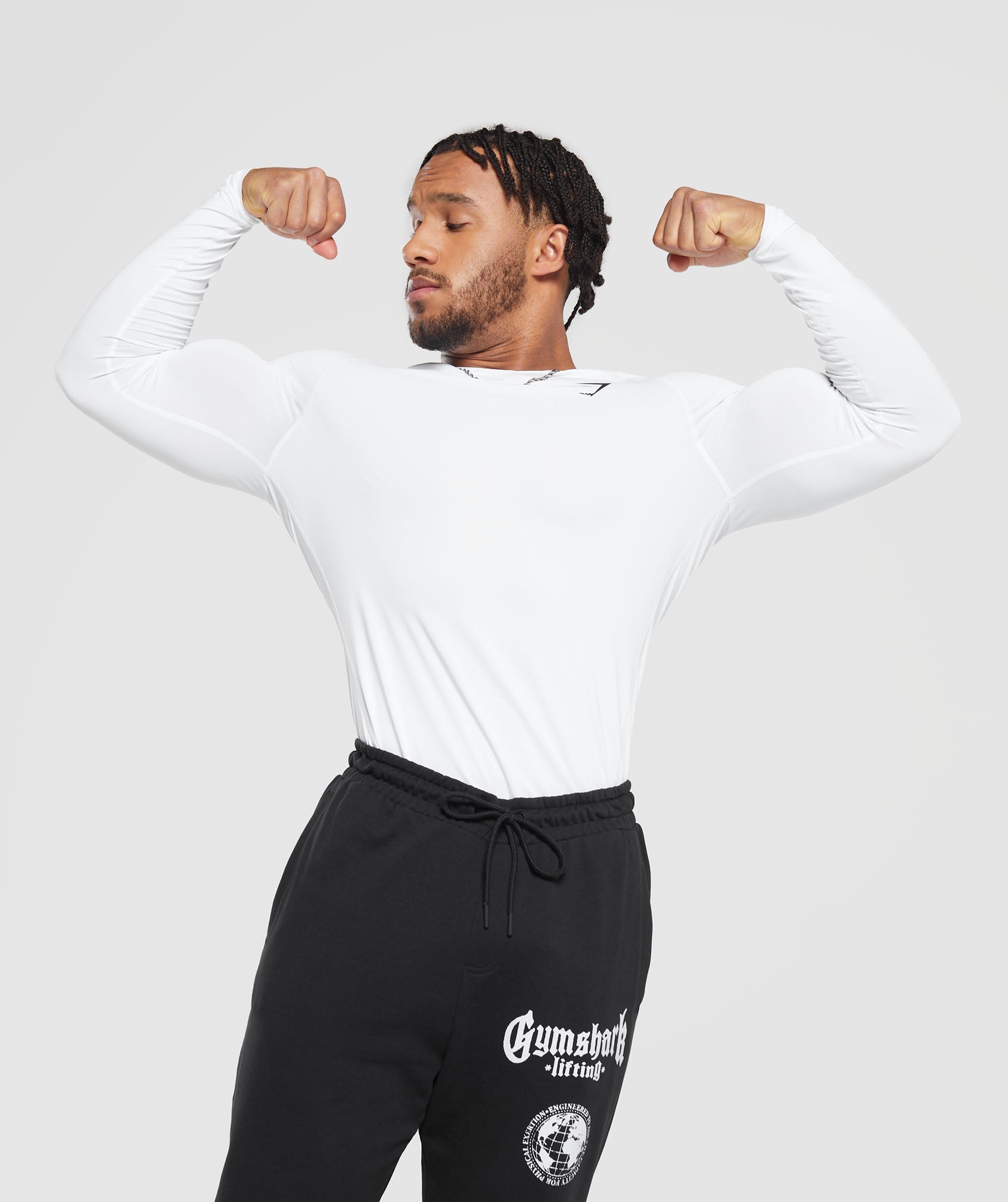 Element Baselayer Long Sleeve T-Shirt in White