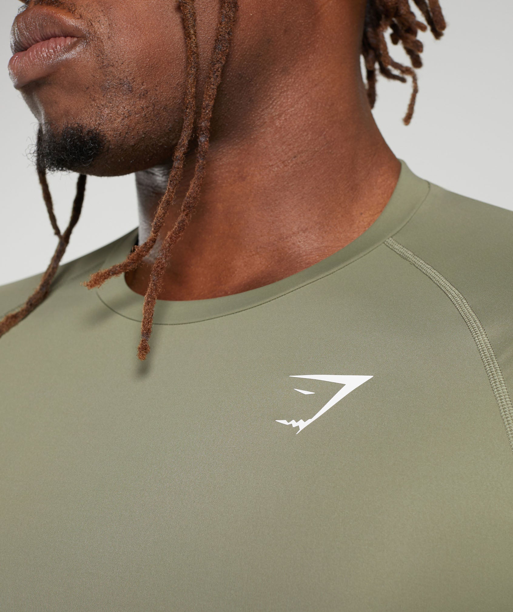 Element Baselayer T-Shirt in Utility Green - view 4