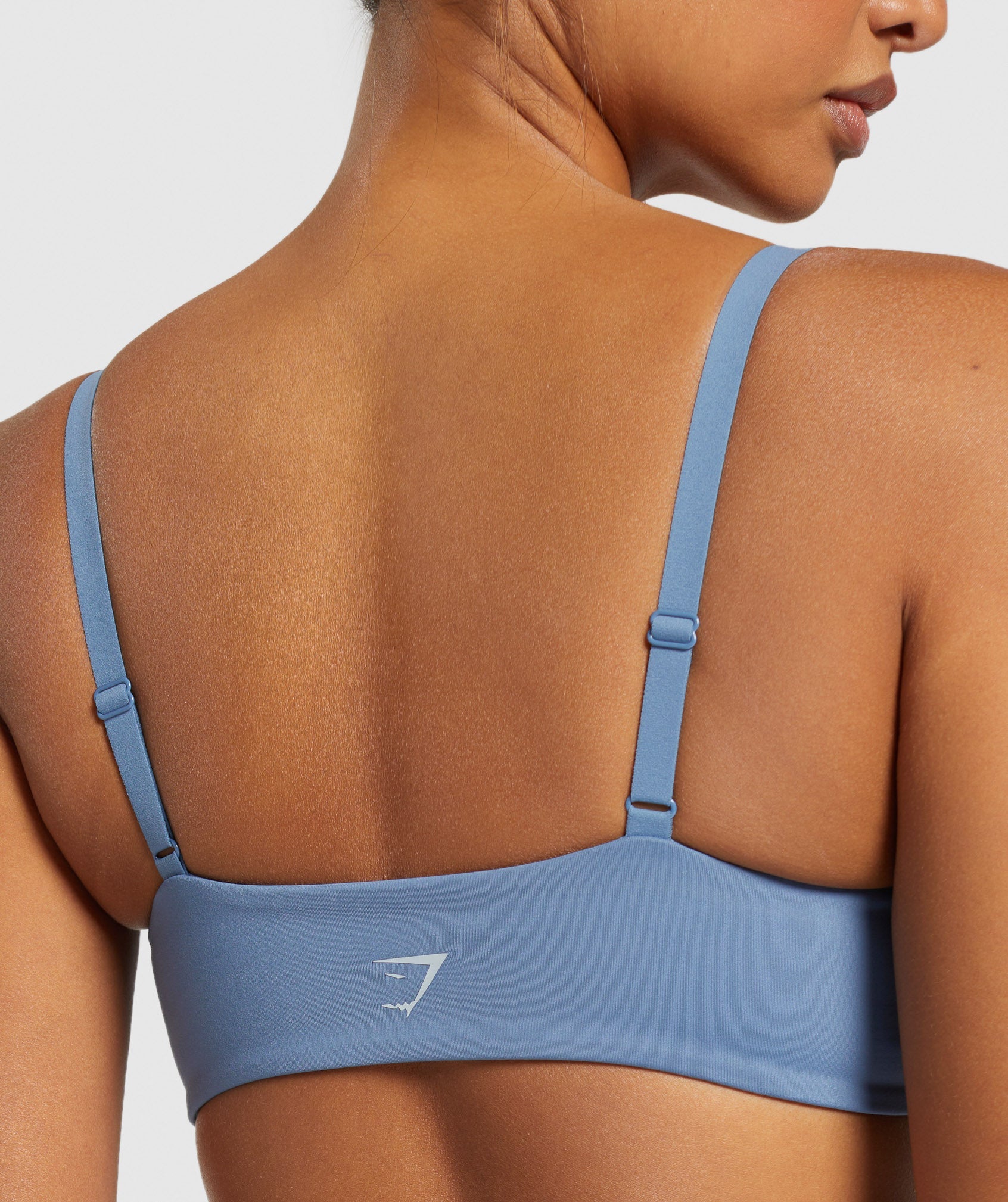 Elevate Twist Front Bralette in Faded Blue - view 5