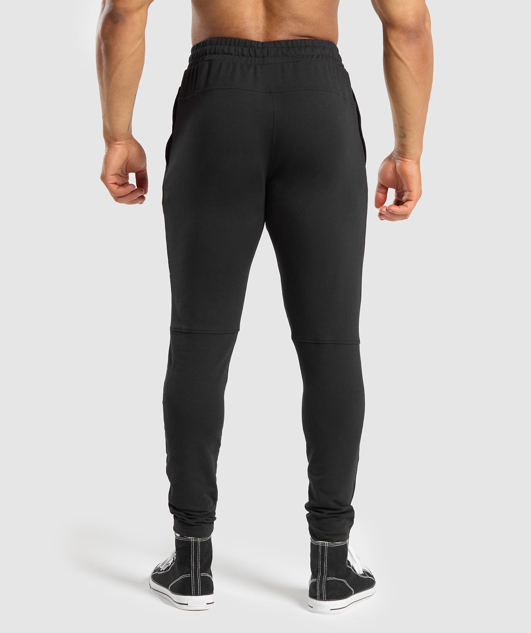 Essential Muscle Joggers in Black - view 2