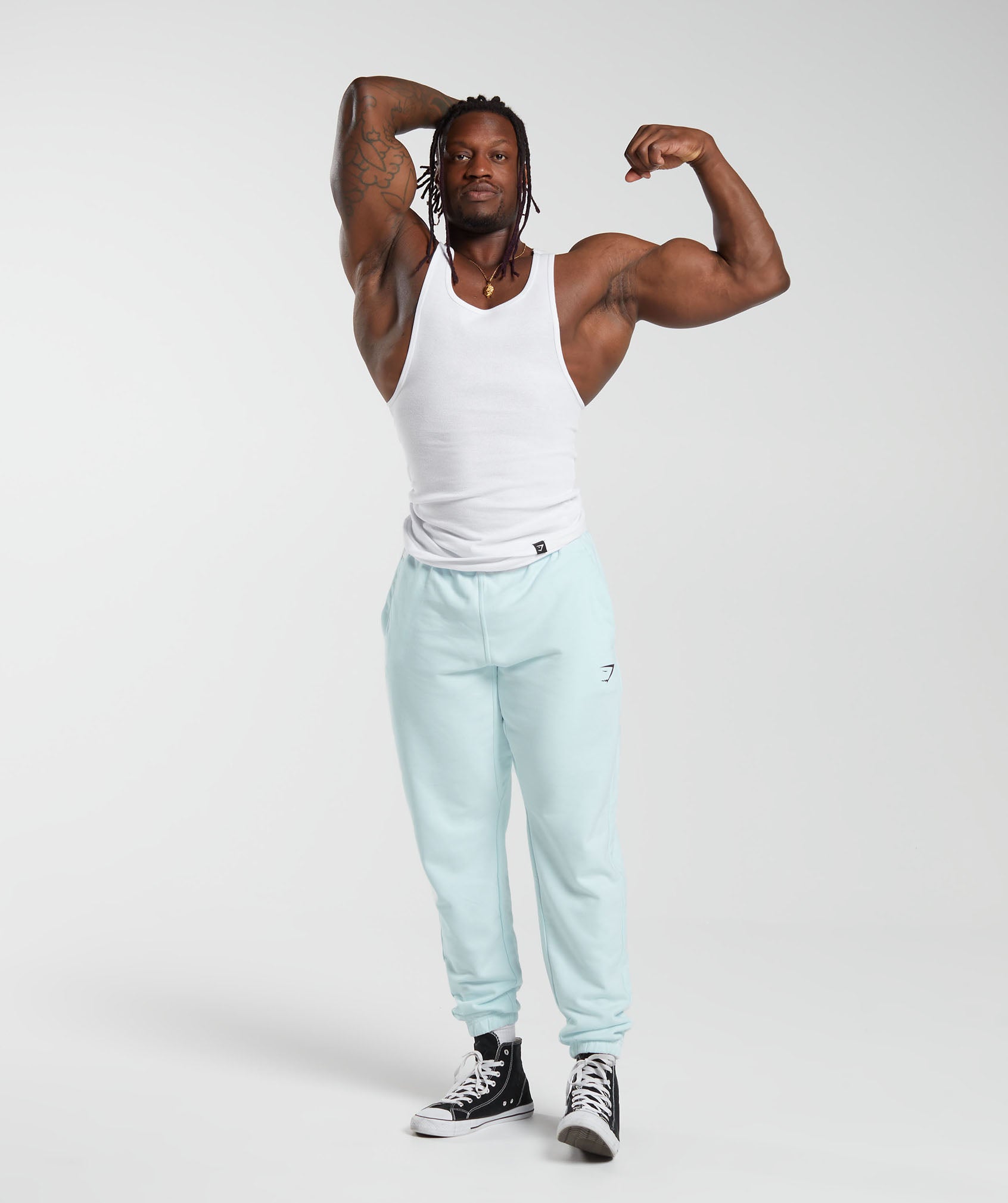 Gymshark Essential Oversized Joggers - Icy Blue