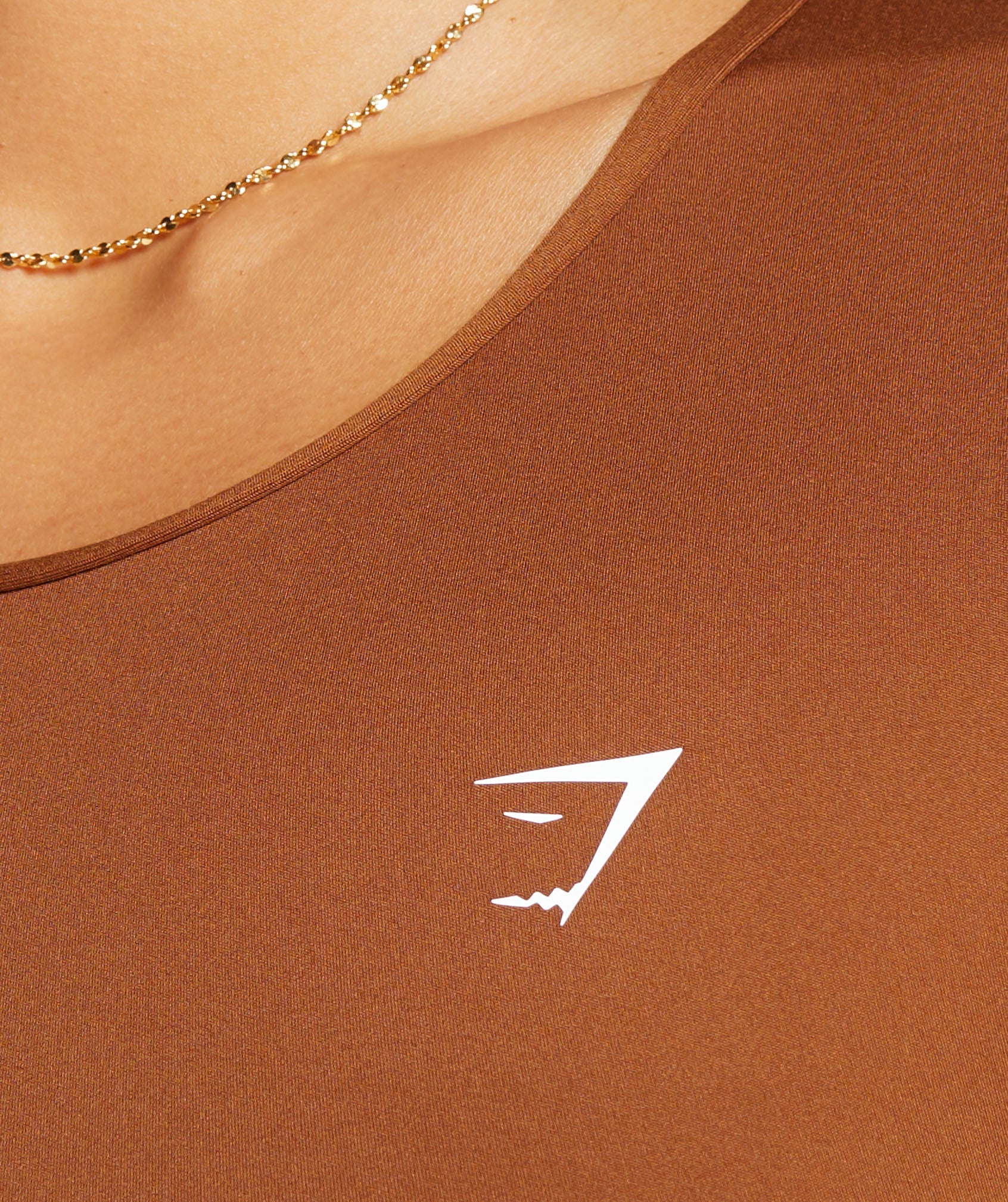 Everyday Cap Sleeve T-Shirt in Copper Brown - view 5
