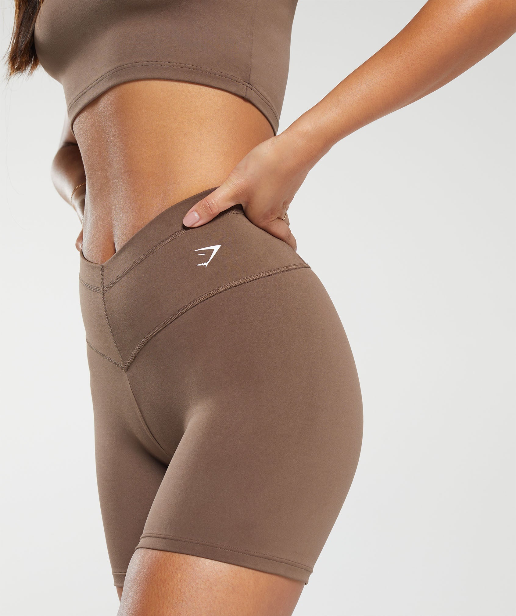 Everyday Front V Waistband in Soft Brown - view 6