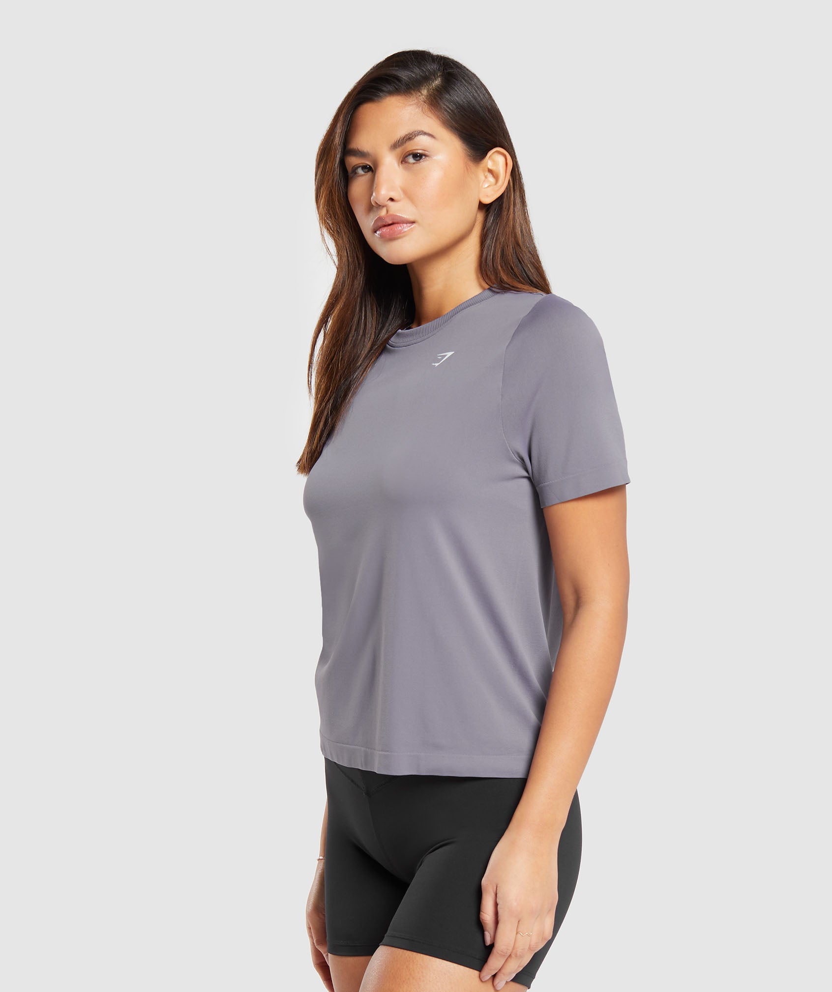 Everyday Seamless T-Shirt in Fog Purple - view 3