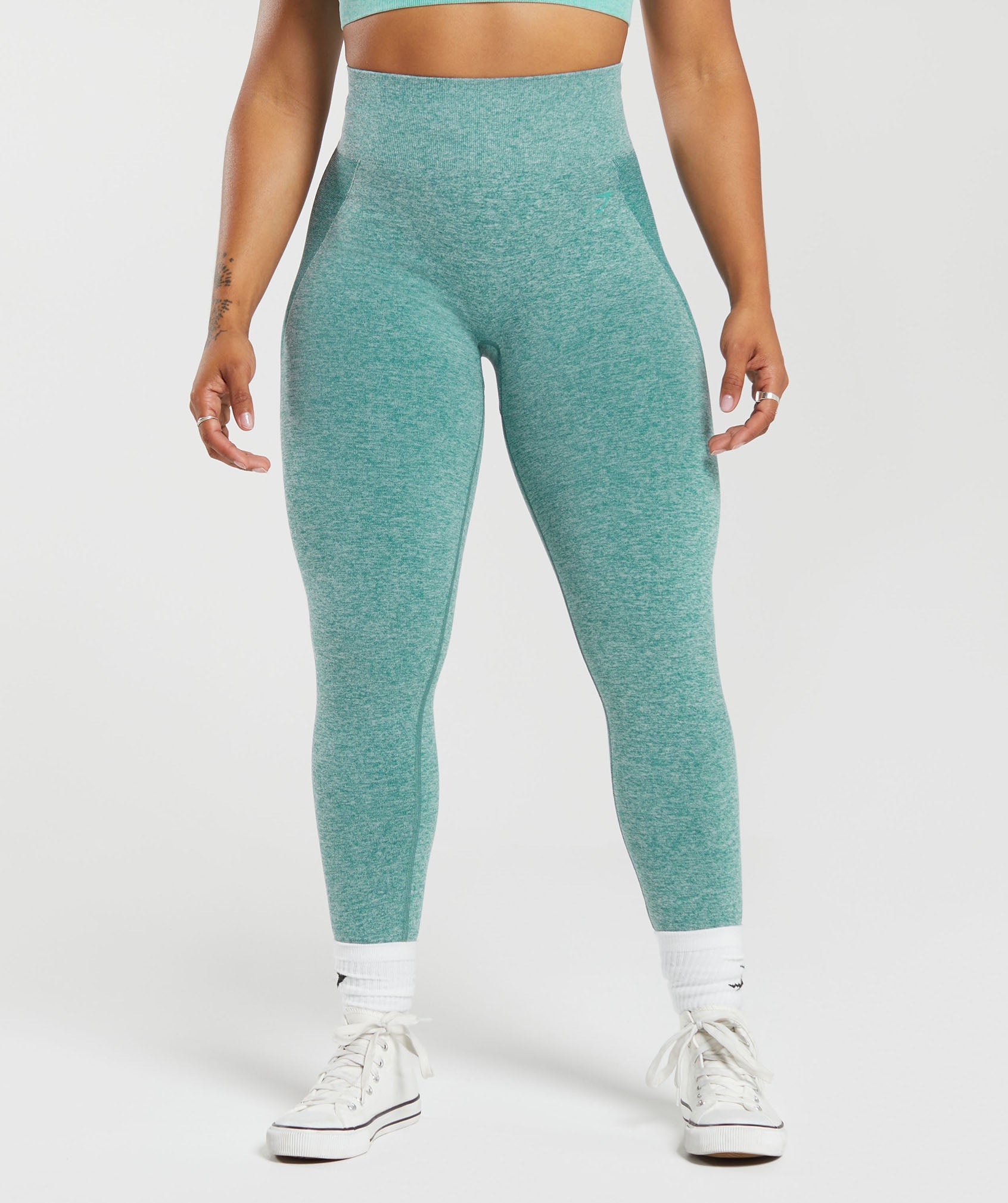 Gymshark Flex High Waisted Leggings - Navy/Denim Blue