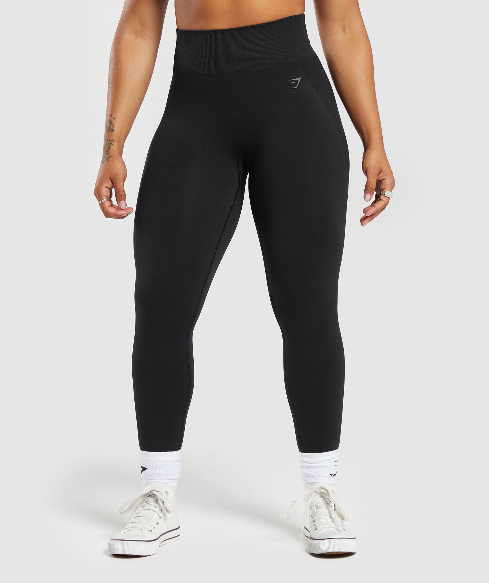 Flex High Waisted Leggings in Black - view 1