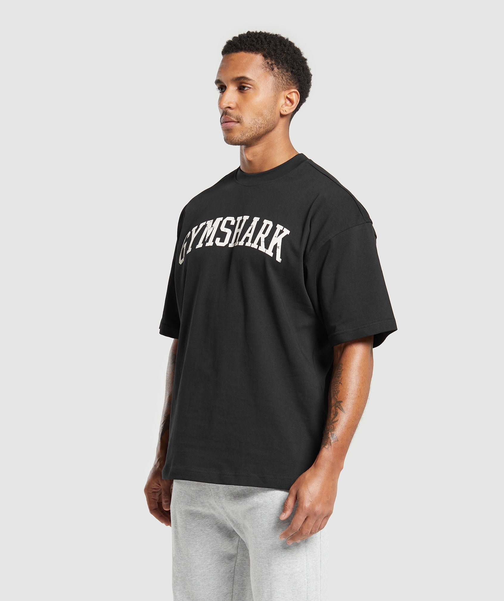 Collegiate T-Shirt in Black - view 3
