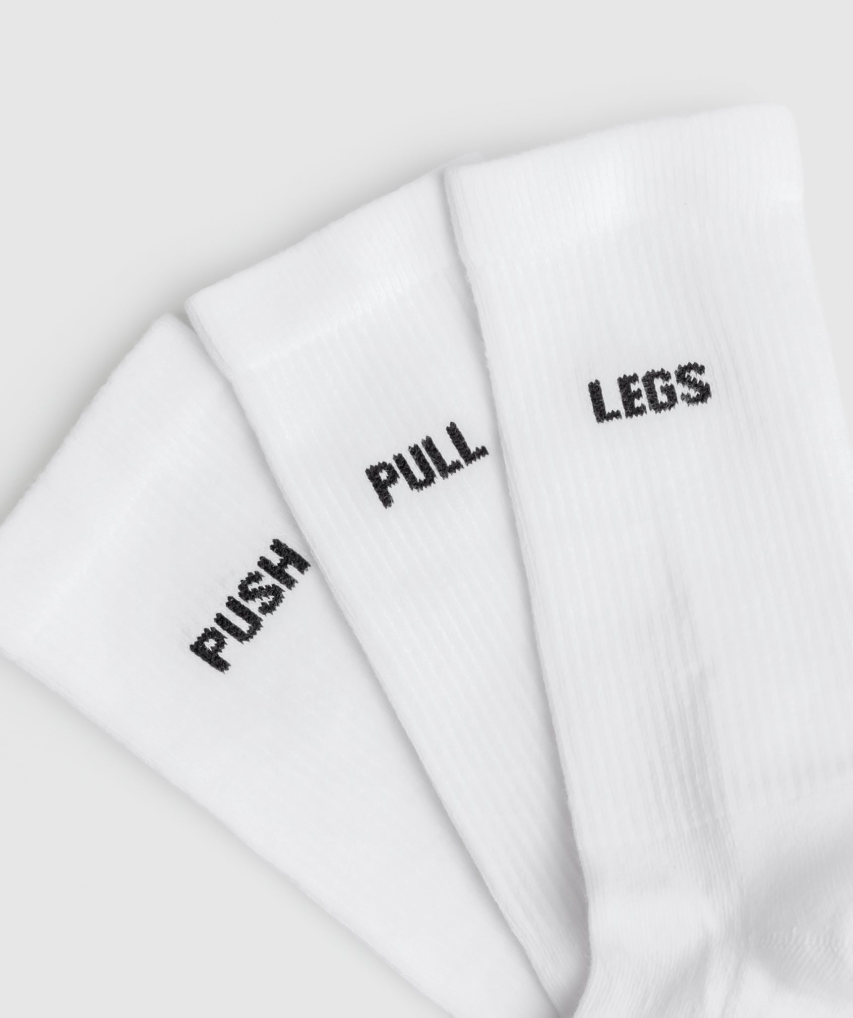 GFX Crew Socks 3pk in White - view 2