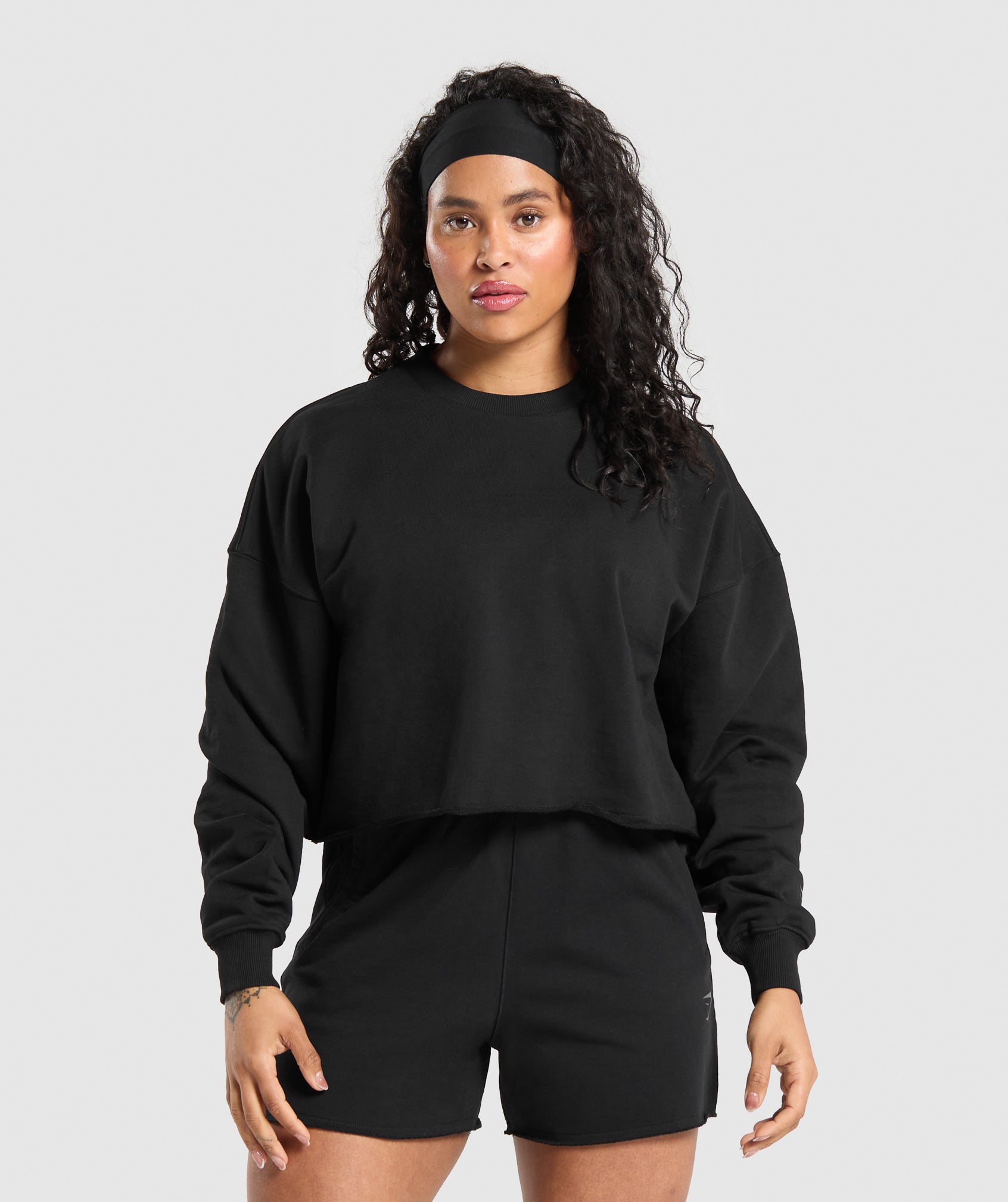 Lifting Graphic Midi Sweatshirt