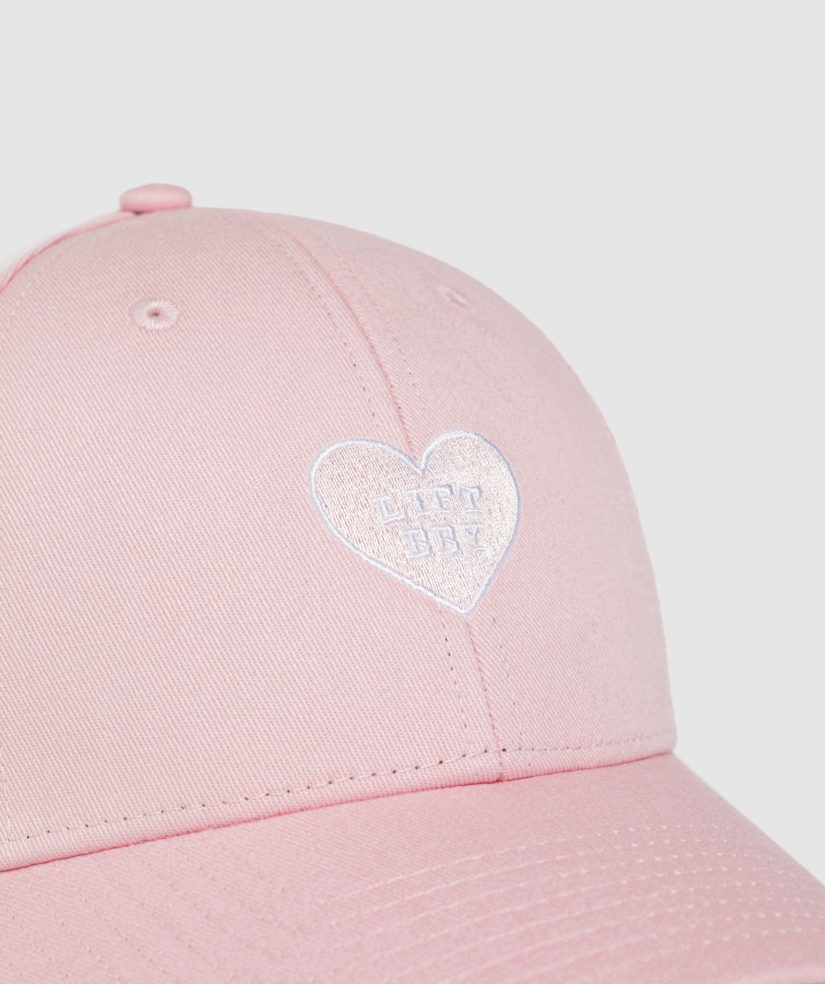 Cotton Graphic Cap in Dolly Pink - view 3