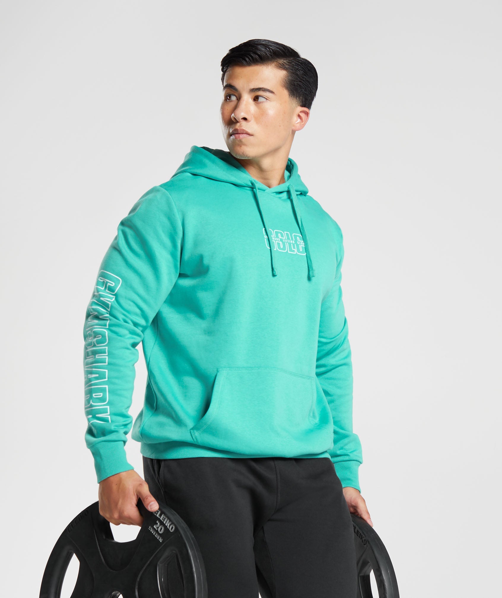 Lifting Club Hoodie in Capri Blue - view 4