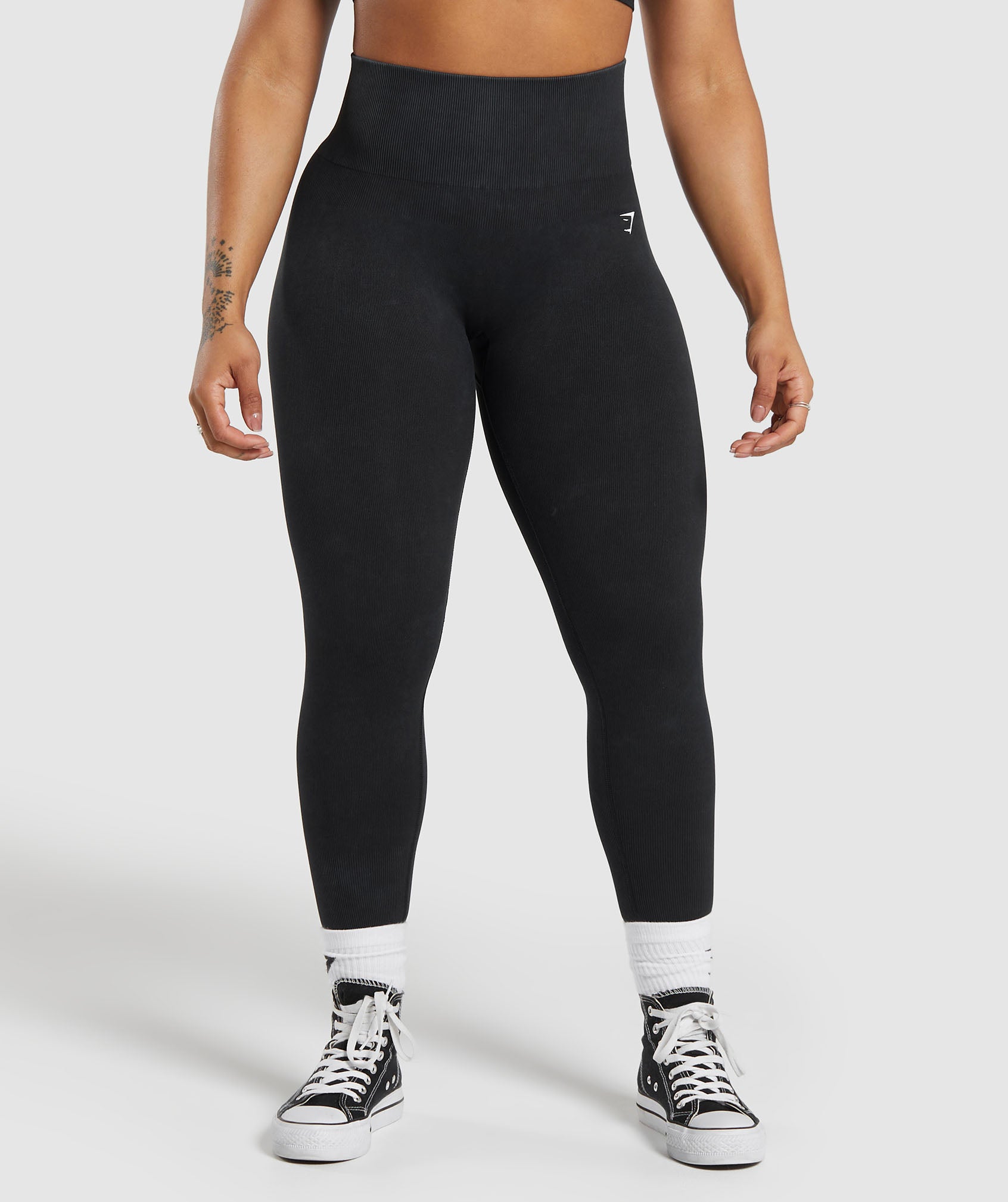 Gains Seamless Leggings in Black