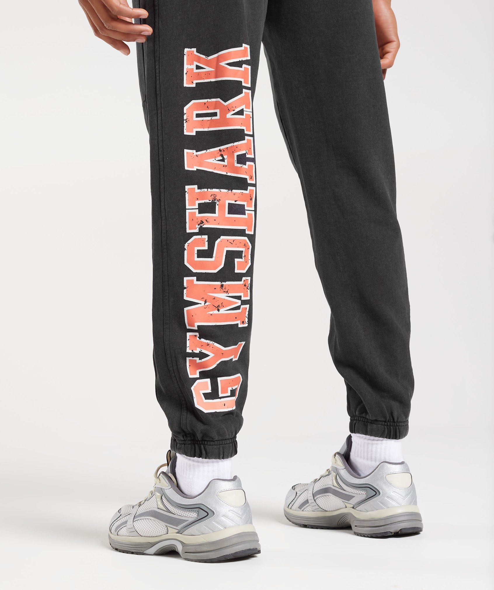 Collegiate Joggers in Black/Acid Wash - view 6