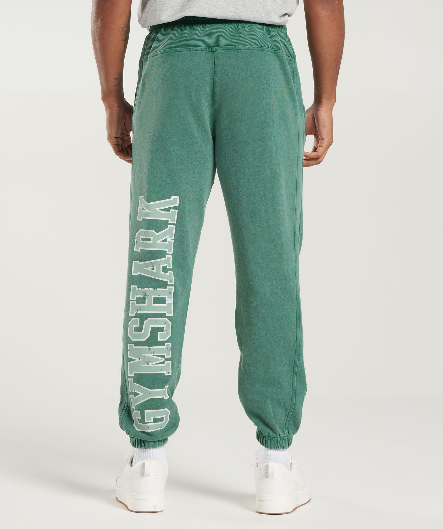 Collegiate Joggers in Ink Teal/Acid Wash - view 1