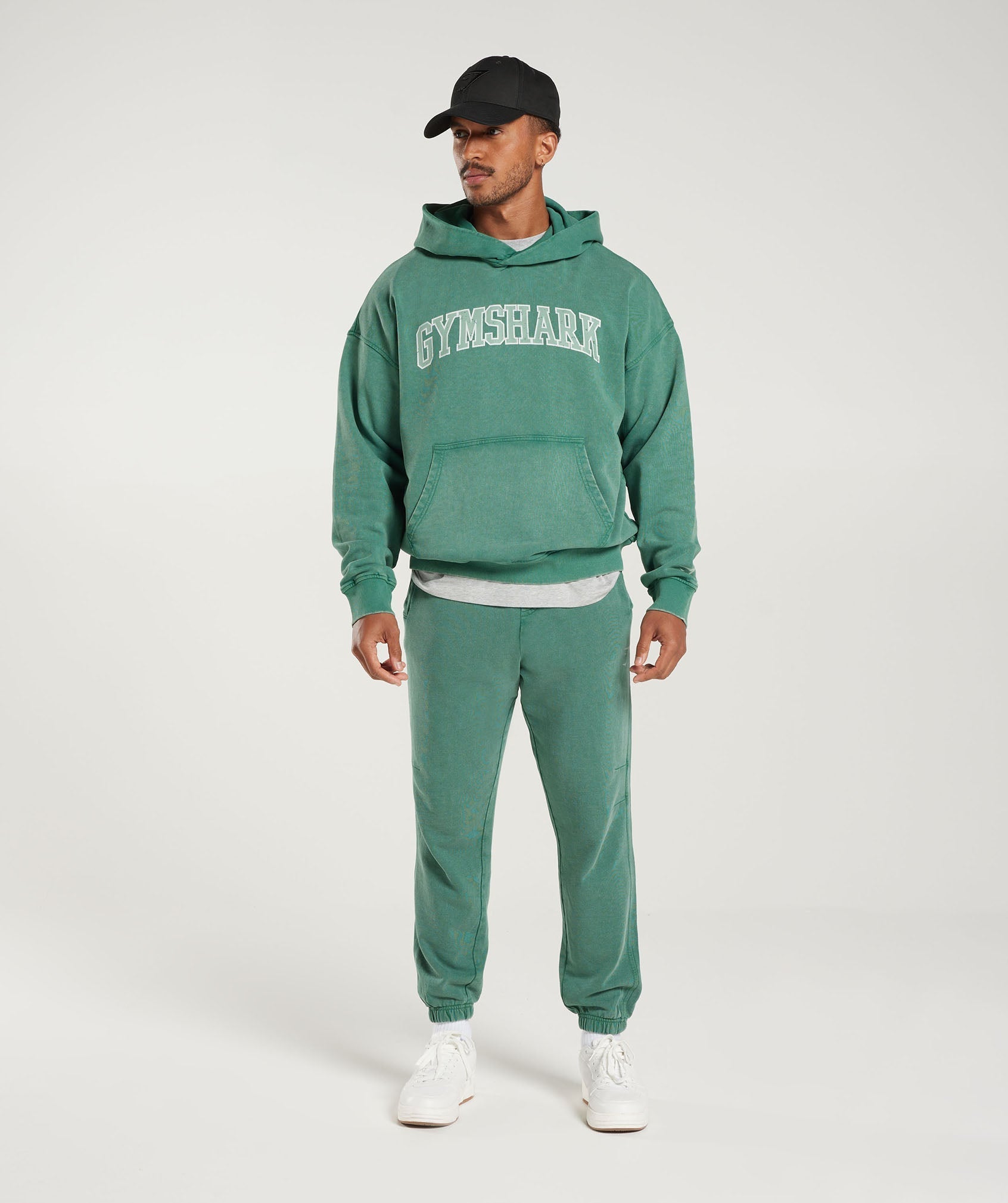 Collegiate Joggers in Ink Teal/Acid Wash - view 4