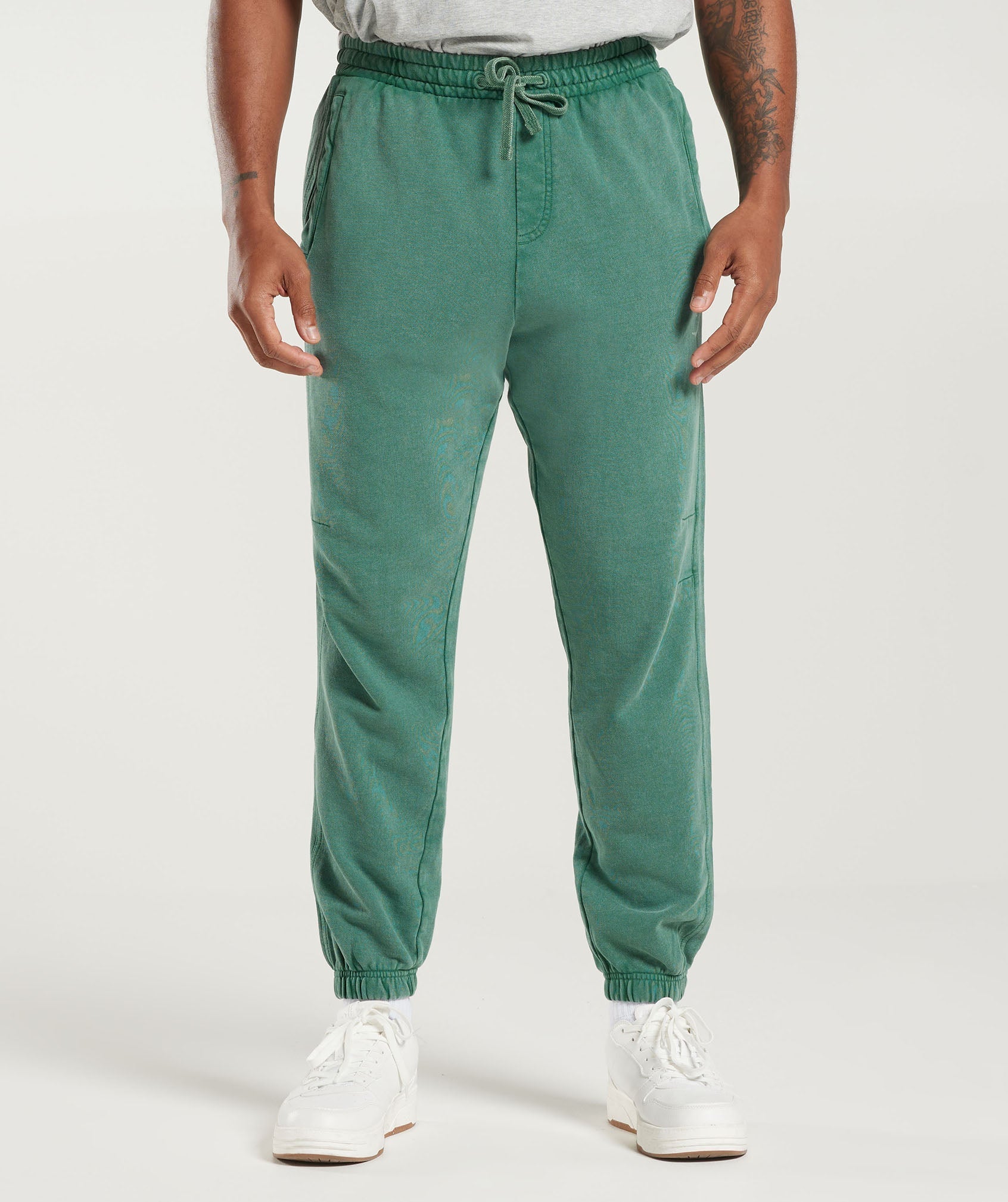 Collegiate Joggers in Ink Teal/Acid Wash - view 2