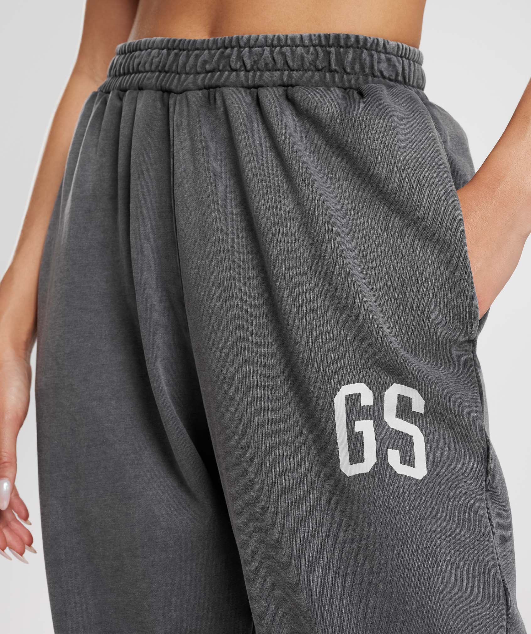 Collegiate Joggers in Silhouette Grey - view 5