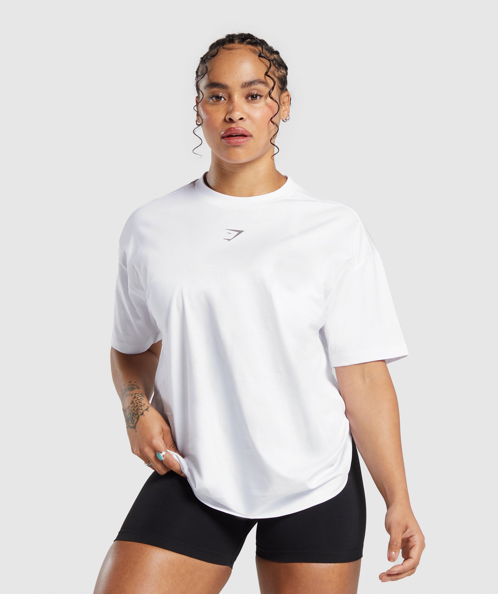 Lifting Essential T-Shirt in White - view 2