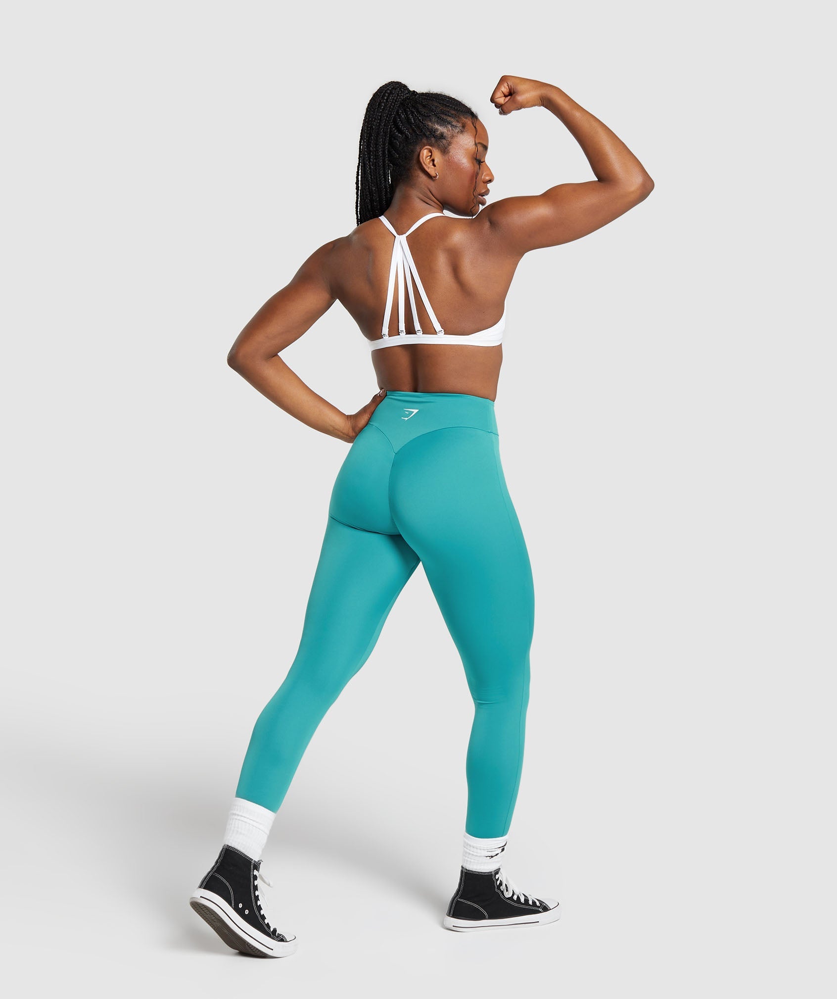 GS Power Tall Leggings in Bondi Teal - view 4