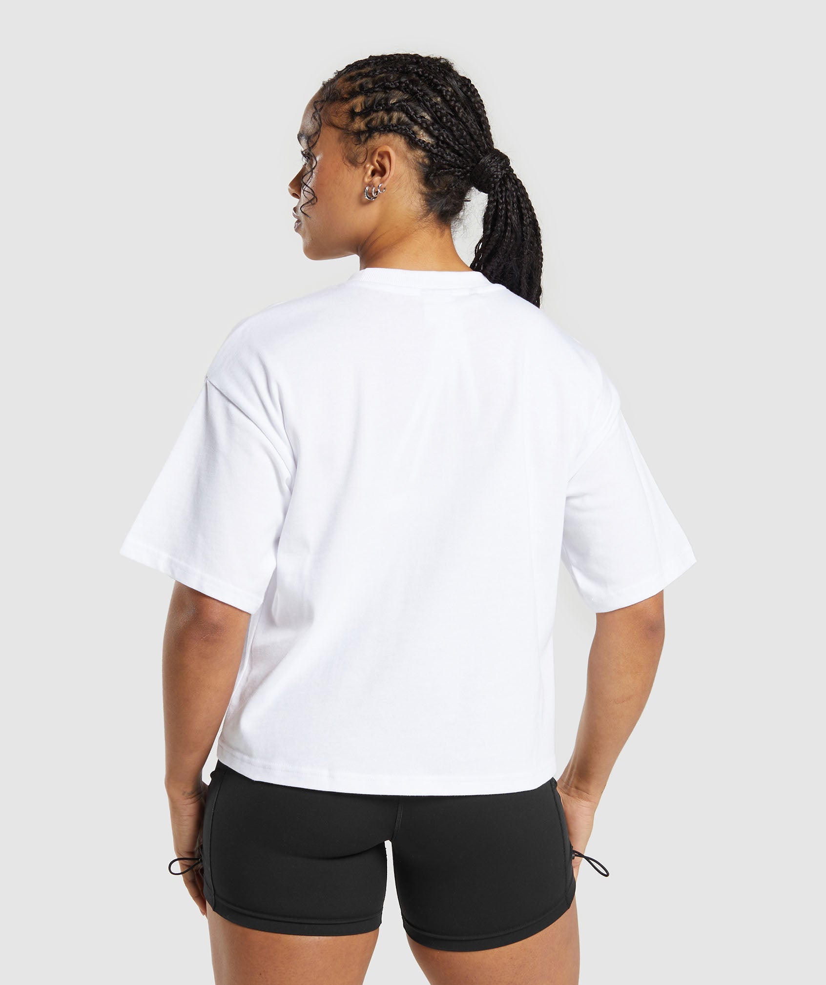 Heavyweight Cotton T-Shirt in White - view 2