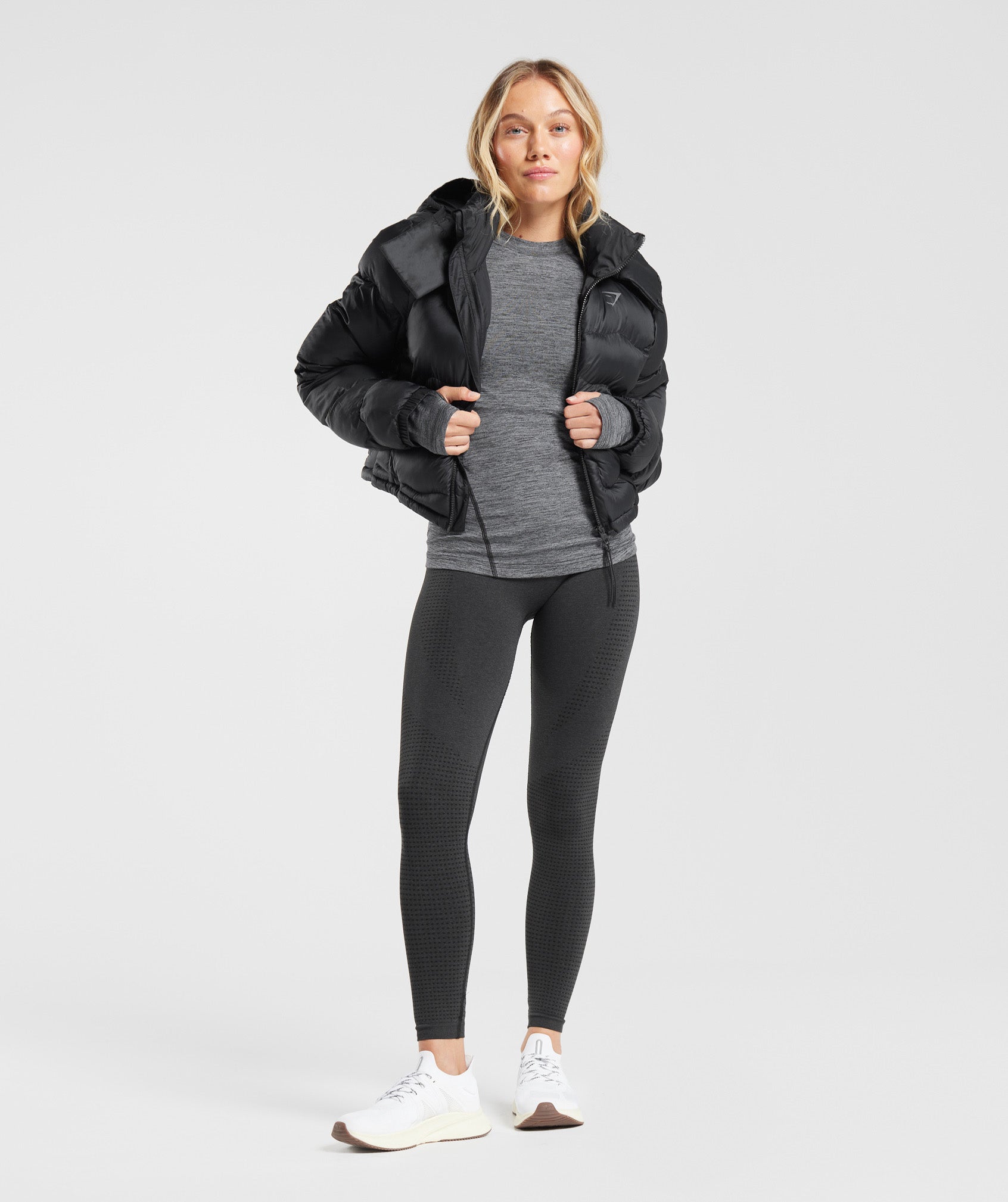 Gymshark Essential Puffer Jacket - Black