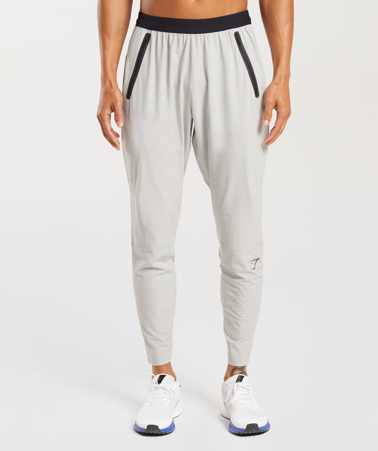 Gymshark Hybrid Woven Joggers - Silhouette Grey | Gymshark