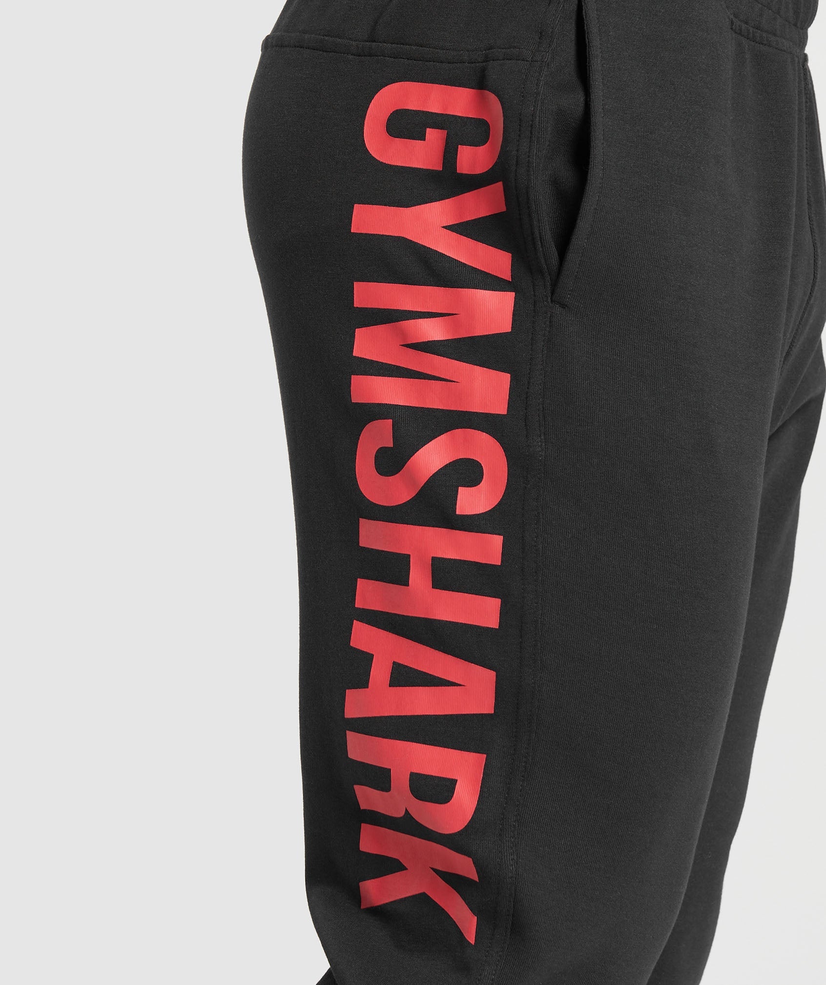 Impact Joggers in Black/Vivid Red - view 6