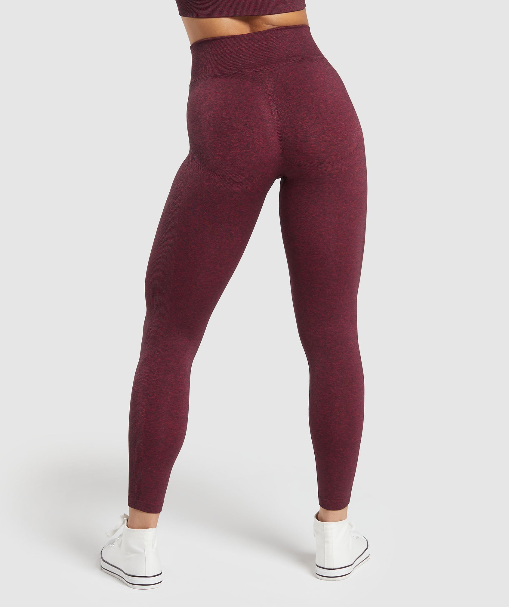 Lift Contour Seamless Leggings in Vintage Pink/Black Marl - view 6