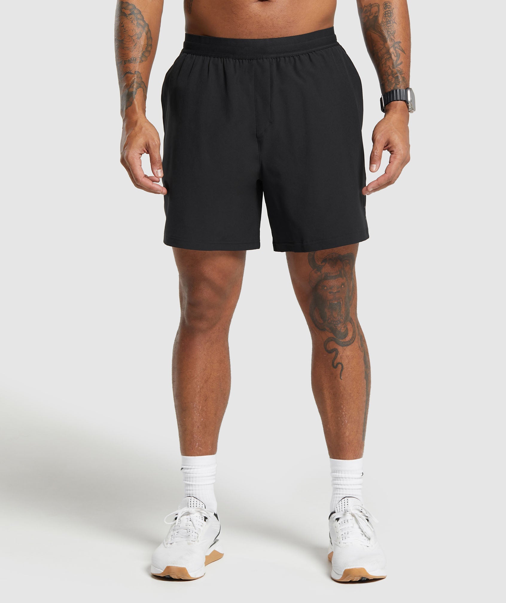 Land to Water 6" Shorts in Black