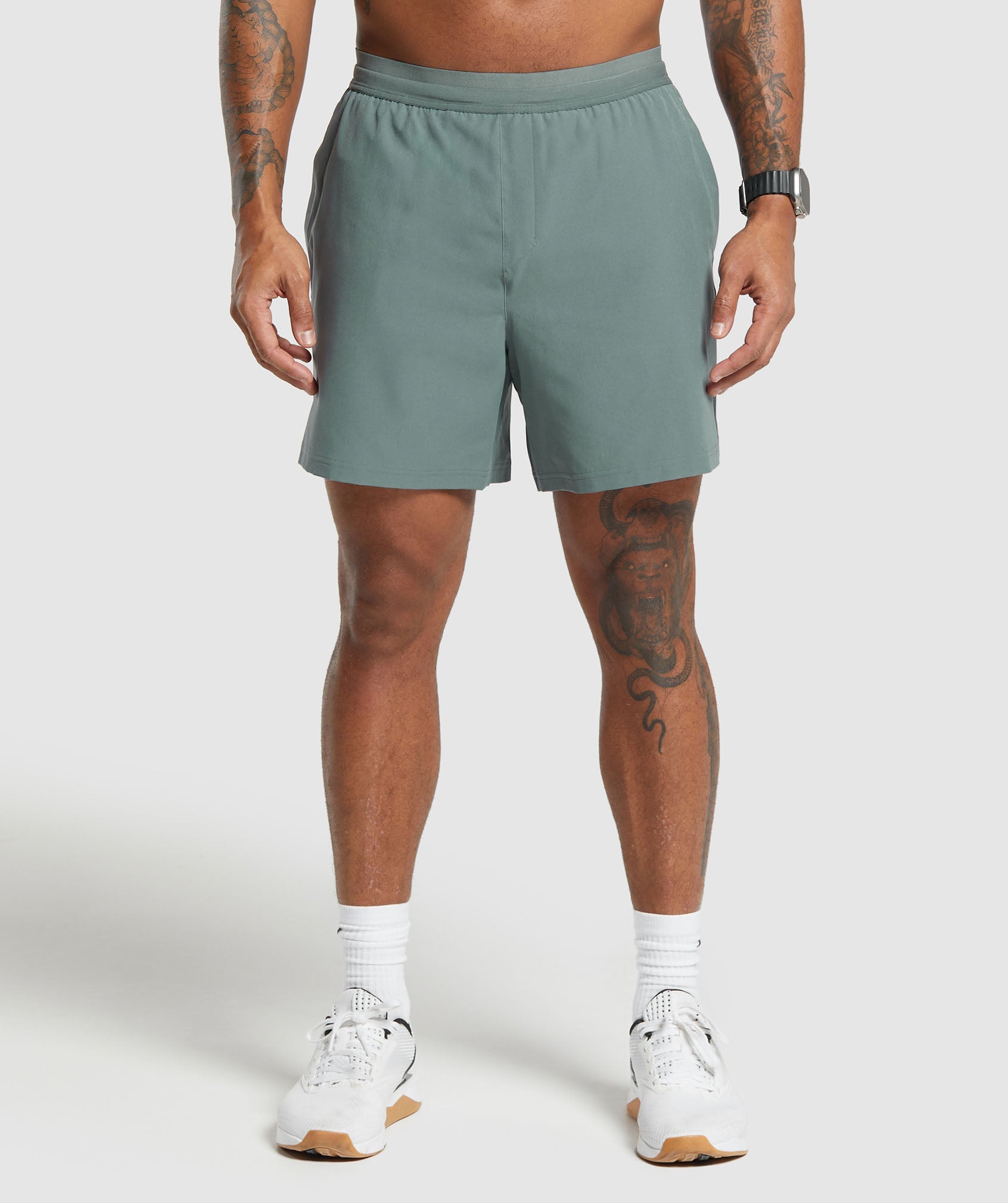 Land to Water 6" Shorts in Cargo Teal